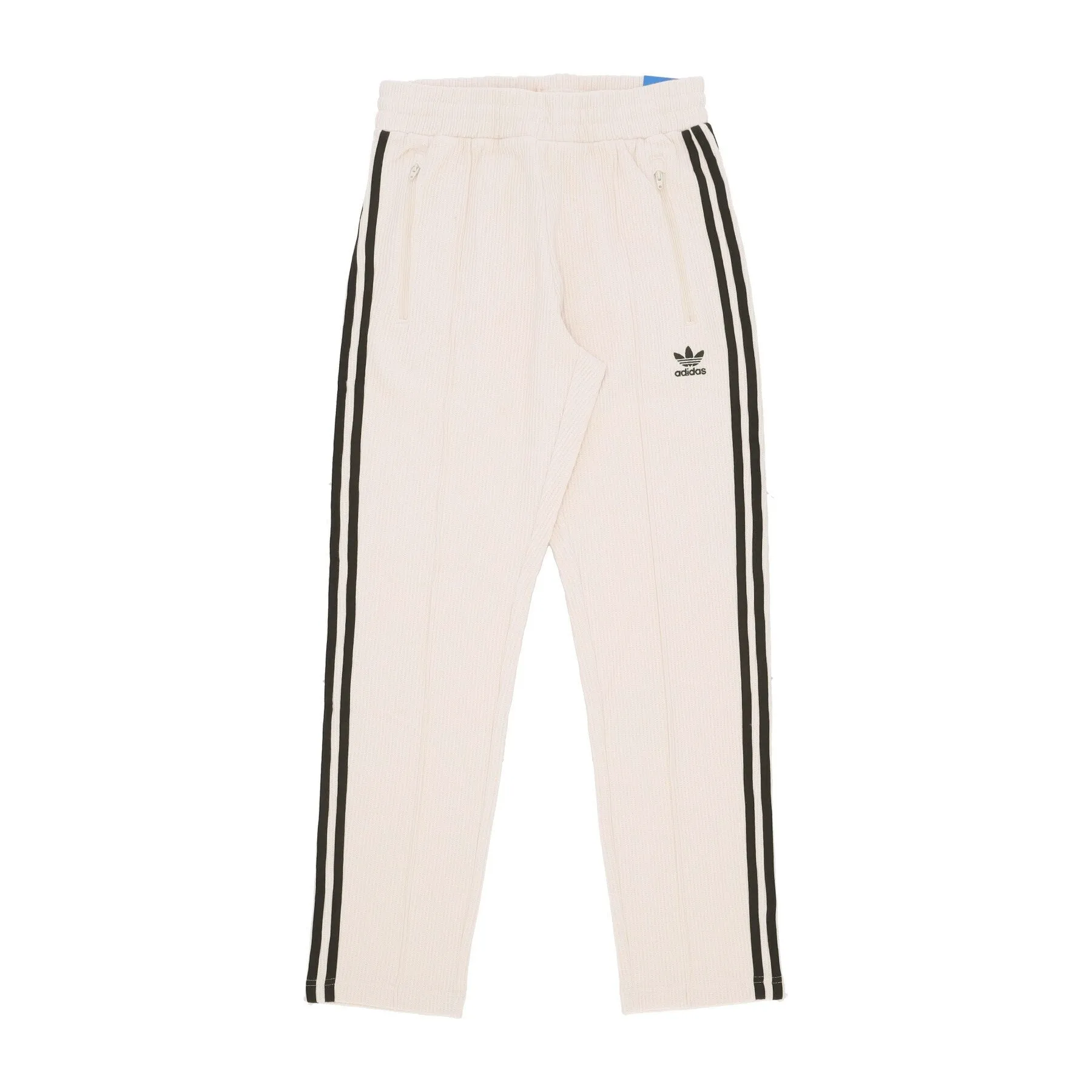 Pantalone Tuta Leggero Uomo Classics Waffle Track Pants Wonder White/black