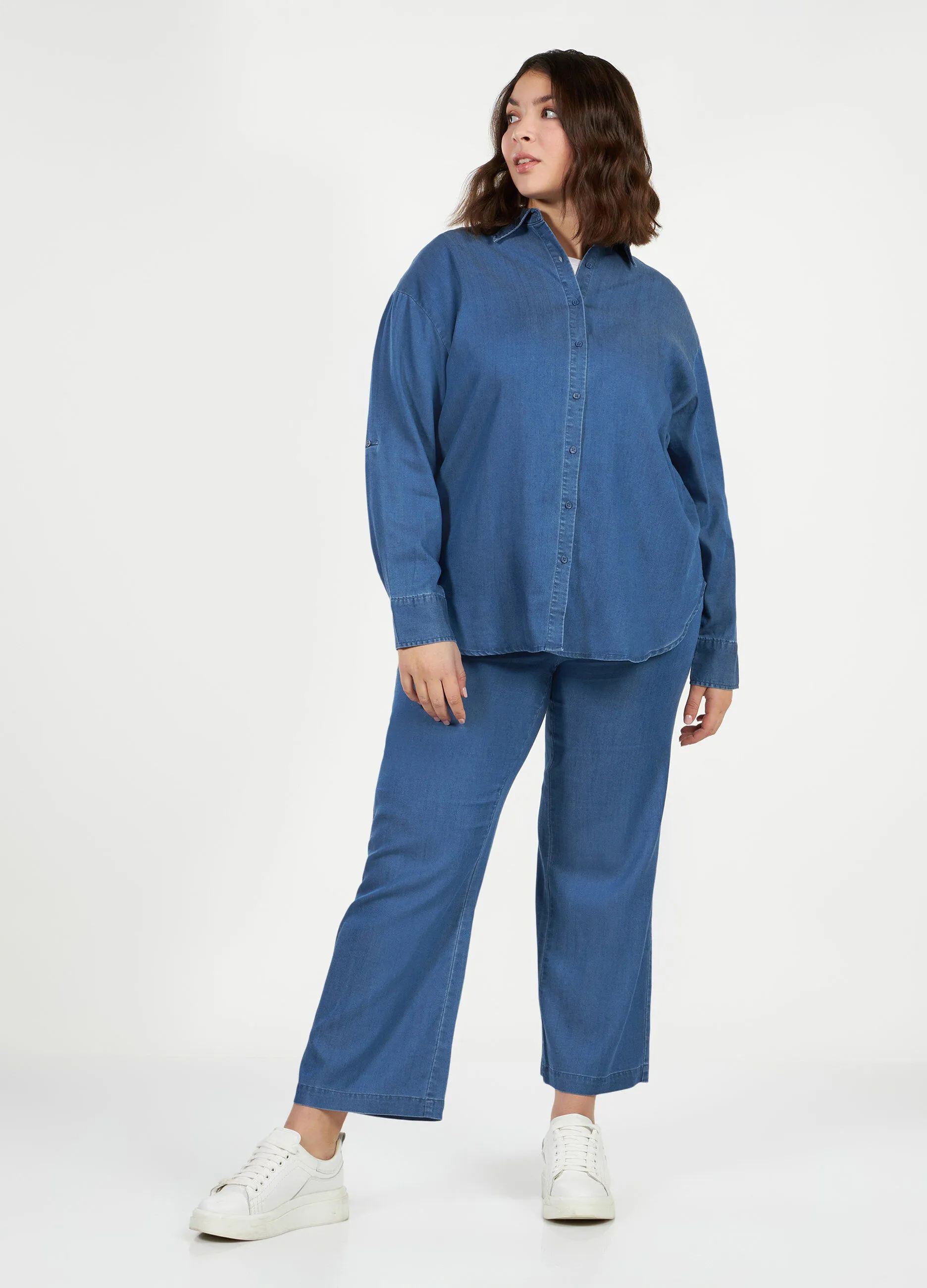 Pantalone wide leg donna