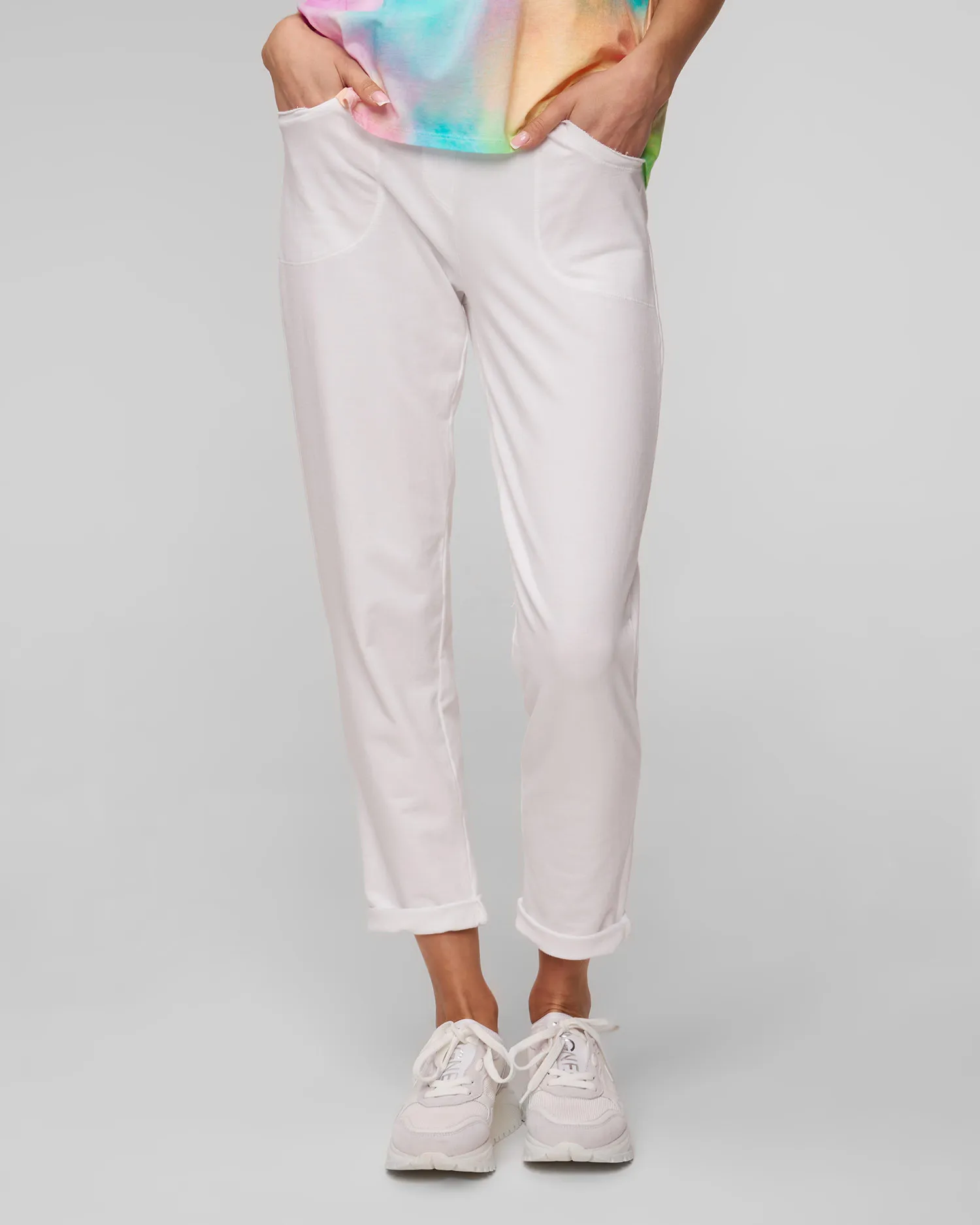 Pantaloni bianchi da donna Deha A00576-10001