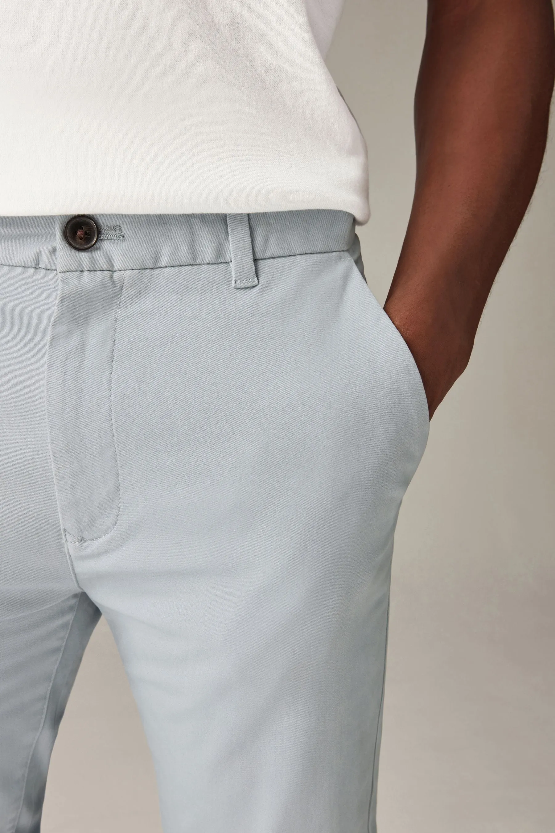 Pantaloni chino skinny elasticizzati Pantaloni