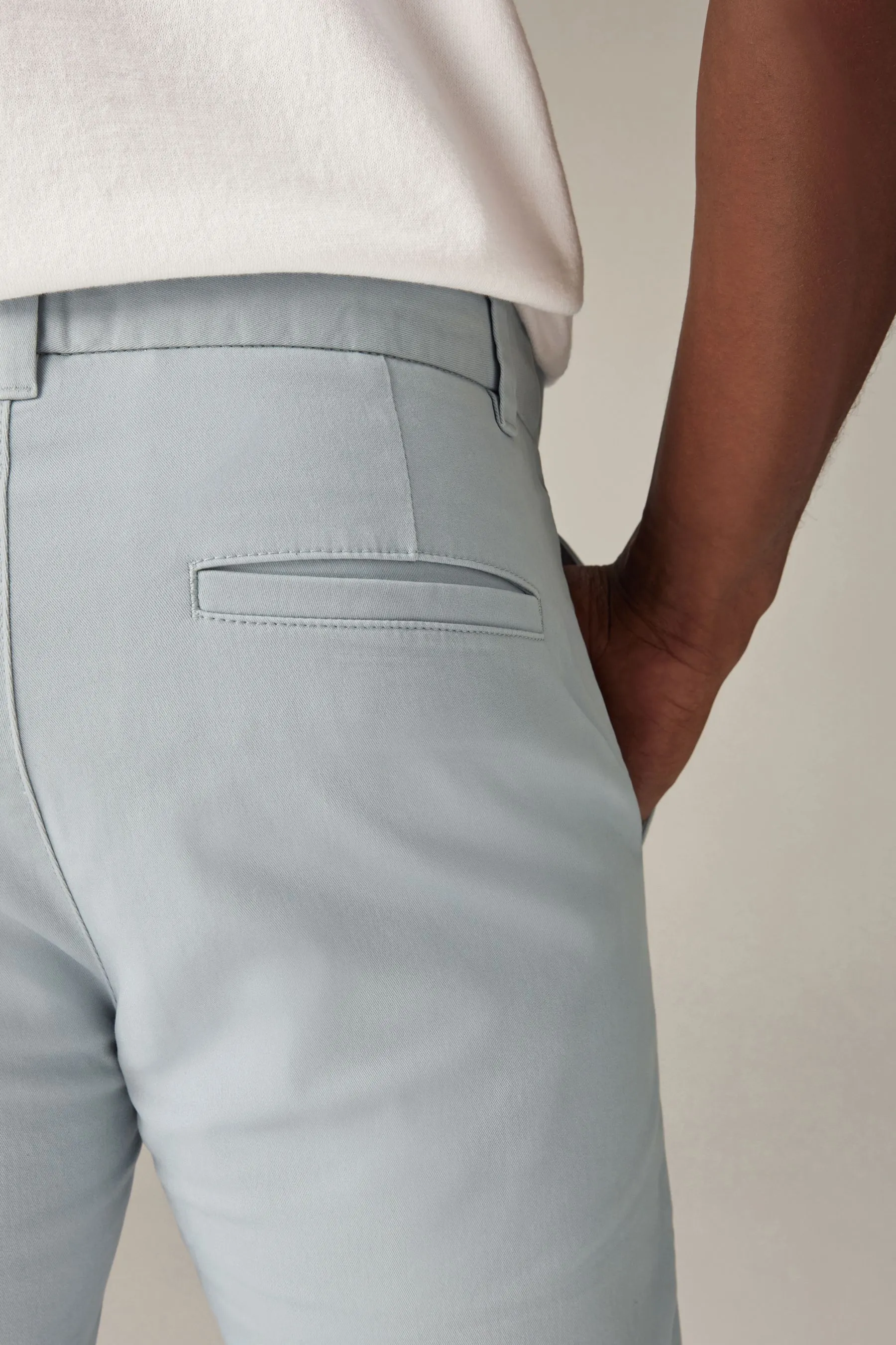 Pantaloni chino skinny elasticizzati Pantaloni
