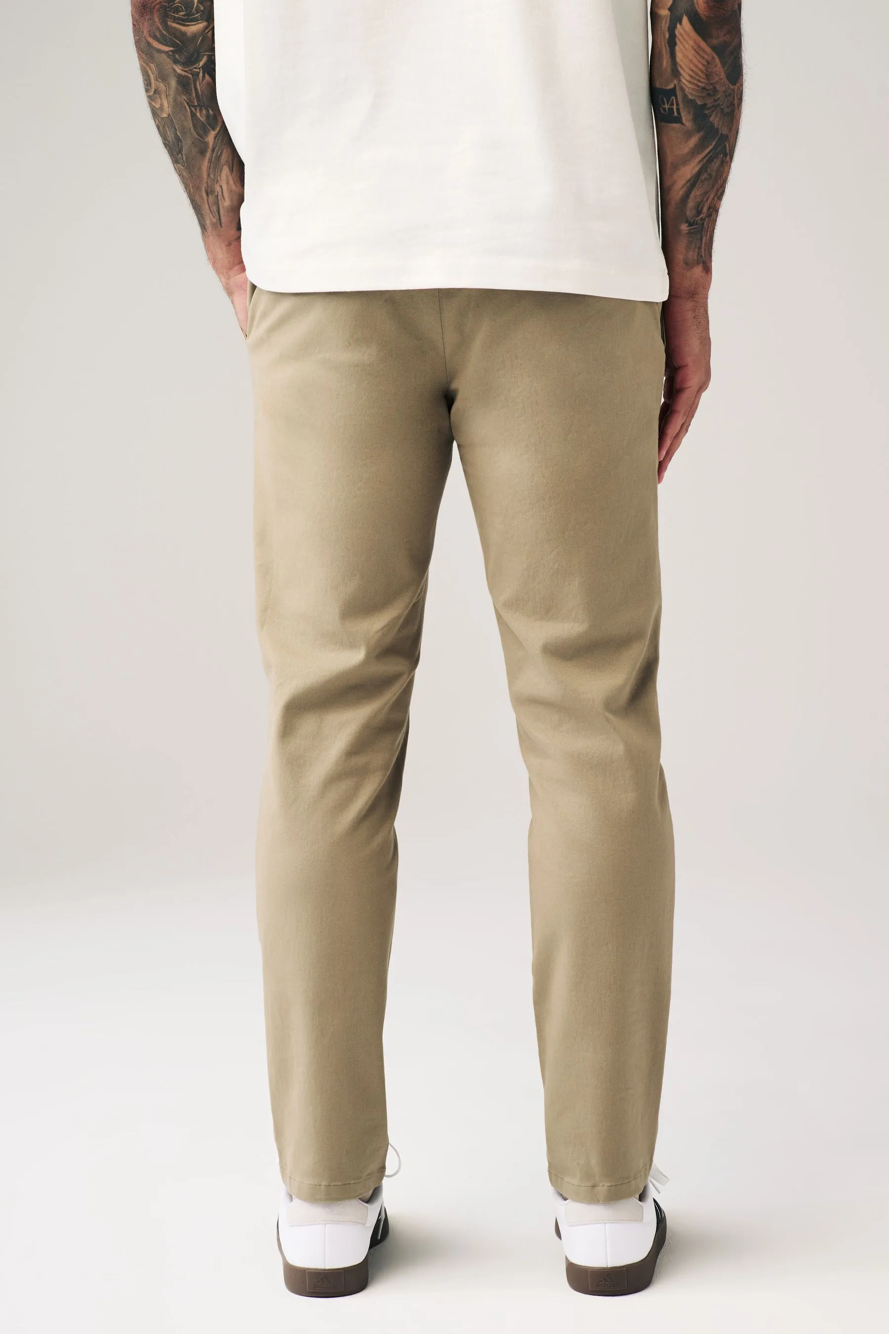 Pantaloni chino slim elasticizzati Pantaloni