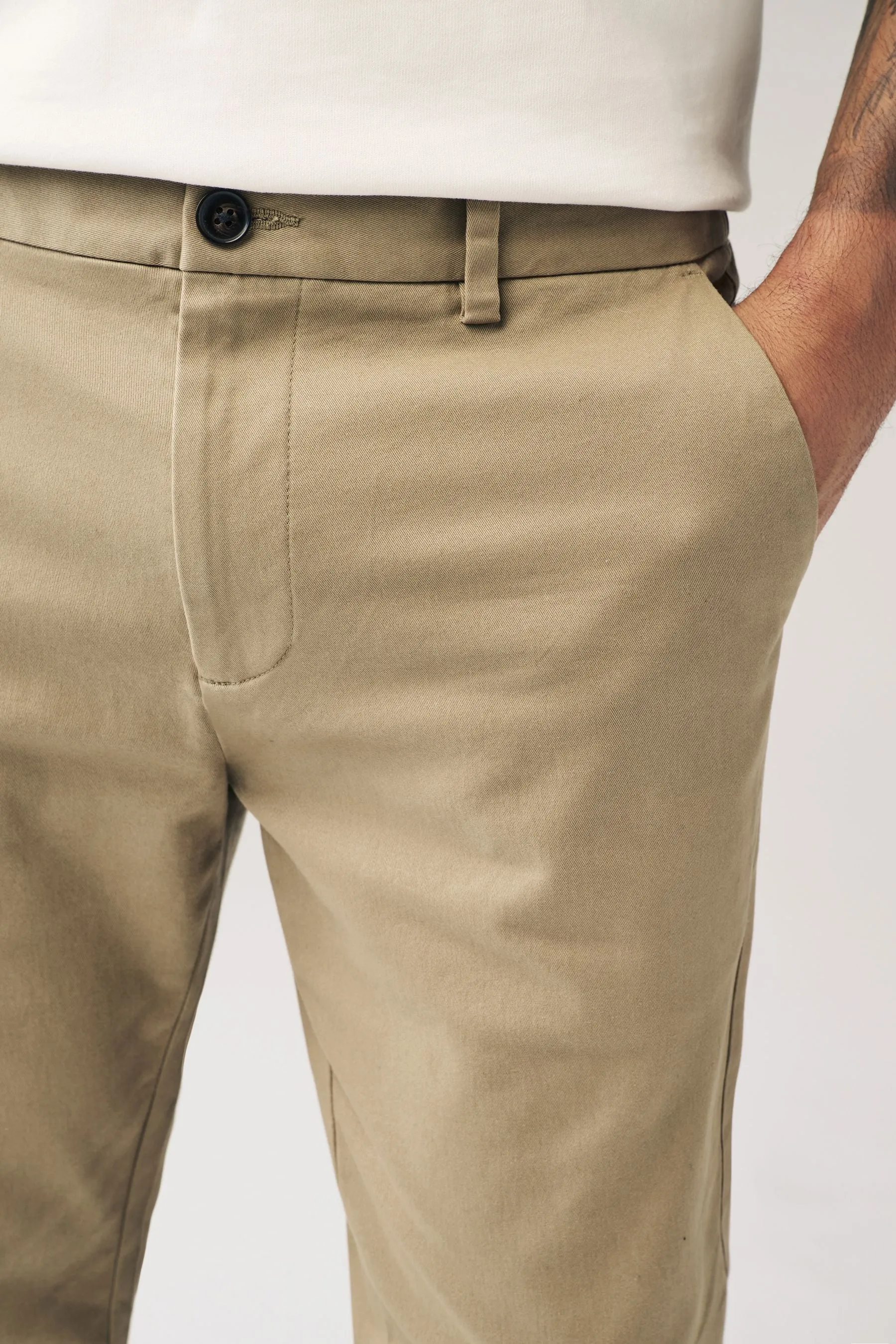 Pantaloni chino slim elasticizzati Pantaloni