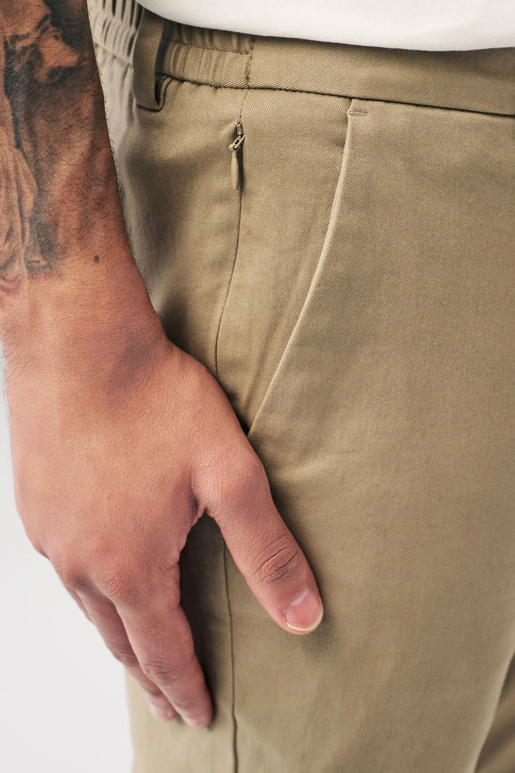 Pantaloni chino slim elasticizzati Pantaloni