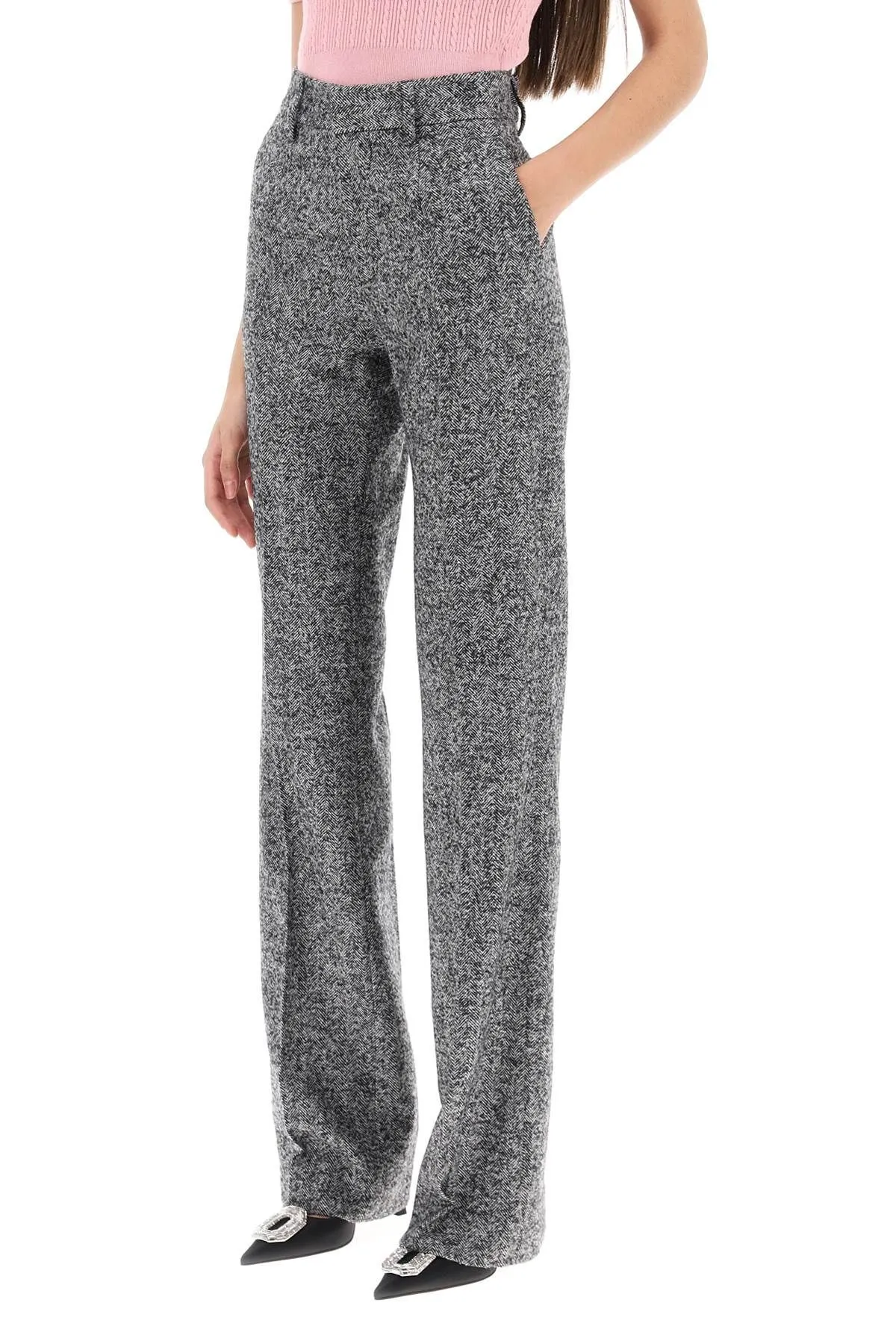 PANTALONI CON MOTIVO CHEVRON