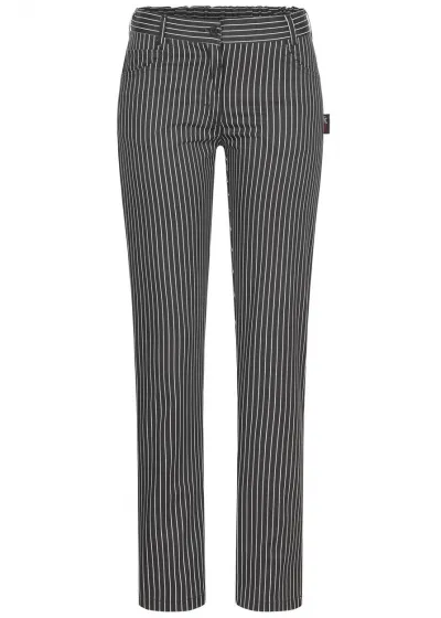 Pantaloni da cucina a righe da donna (5 tasche)