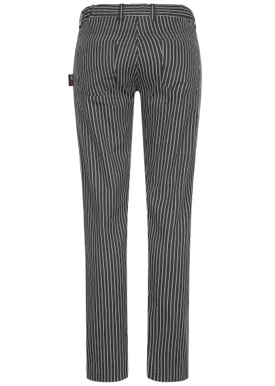 Pantaloni da cucina a righe da donna (5 tasche)