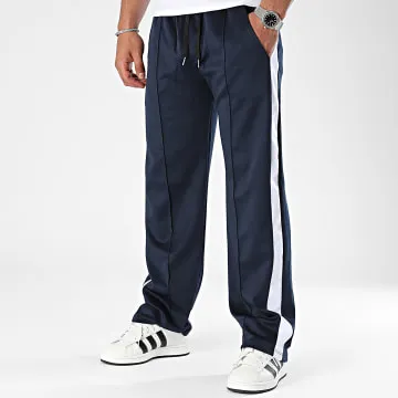 Pantaloni da jogging blu navy e bianchi