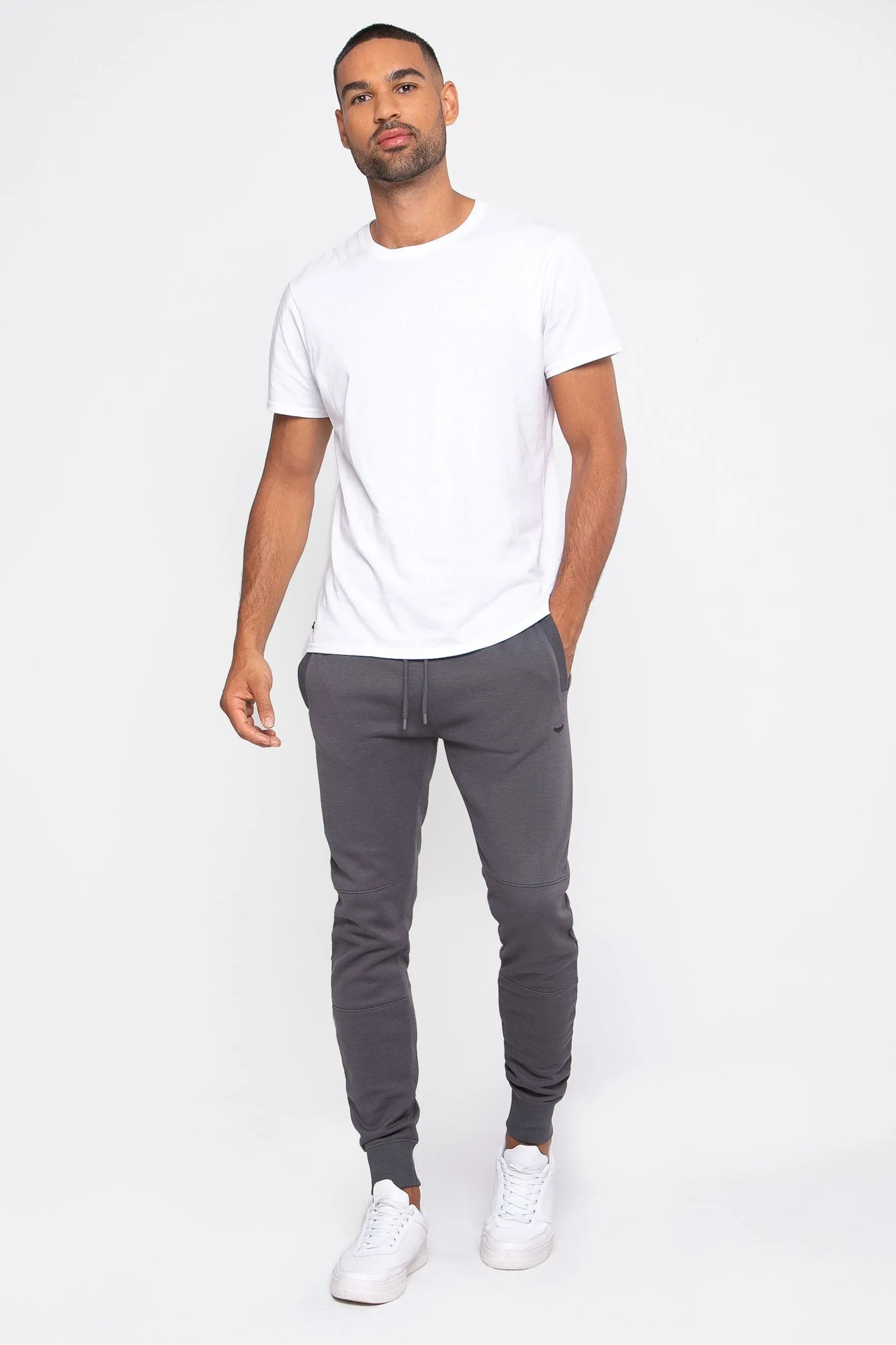 Pantaloni da jogging in piqué Threadbare Vestibilità attillata / Slim