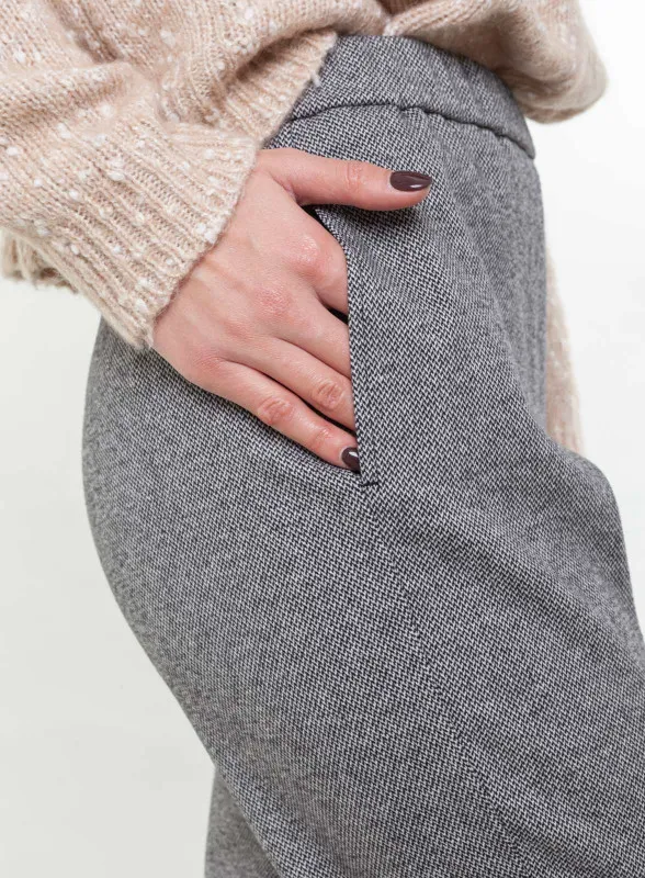 Pantaloni donna in jersey spigato - Pennyblack