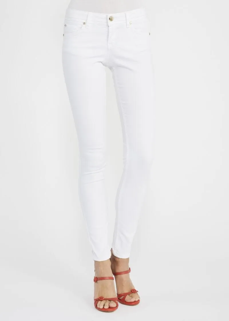 Pantaloni in gabardina stretch
