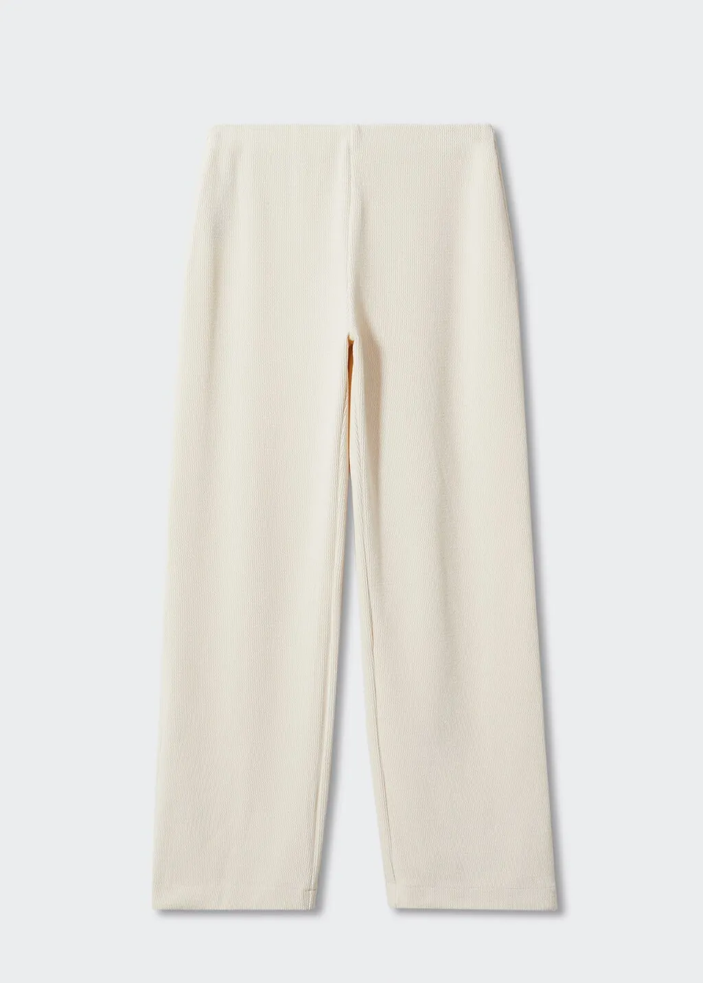 Pantaloni maglia a coste