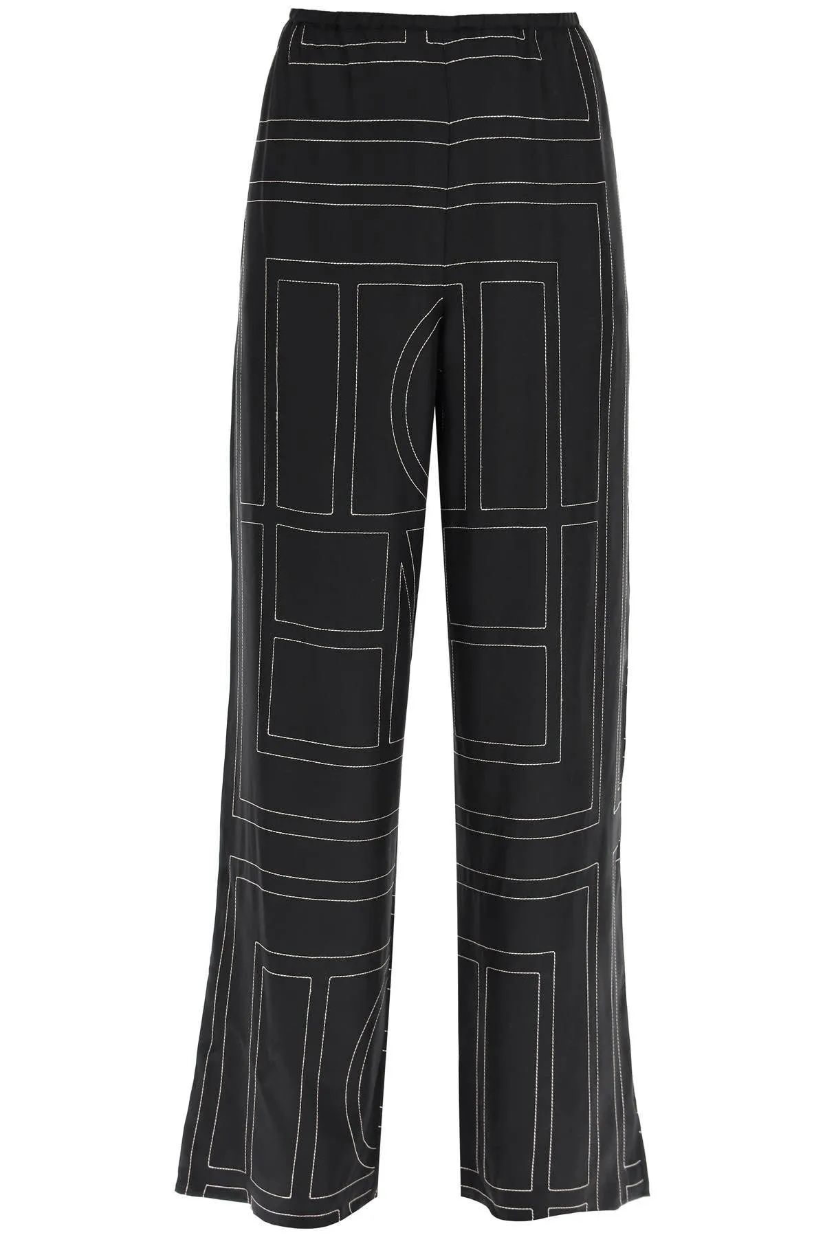 PANTALONI PAJAMA RICAMO MONOGRAM