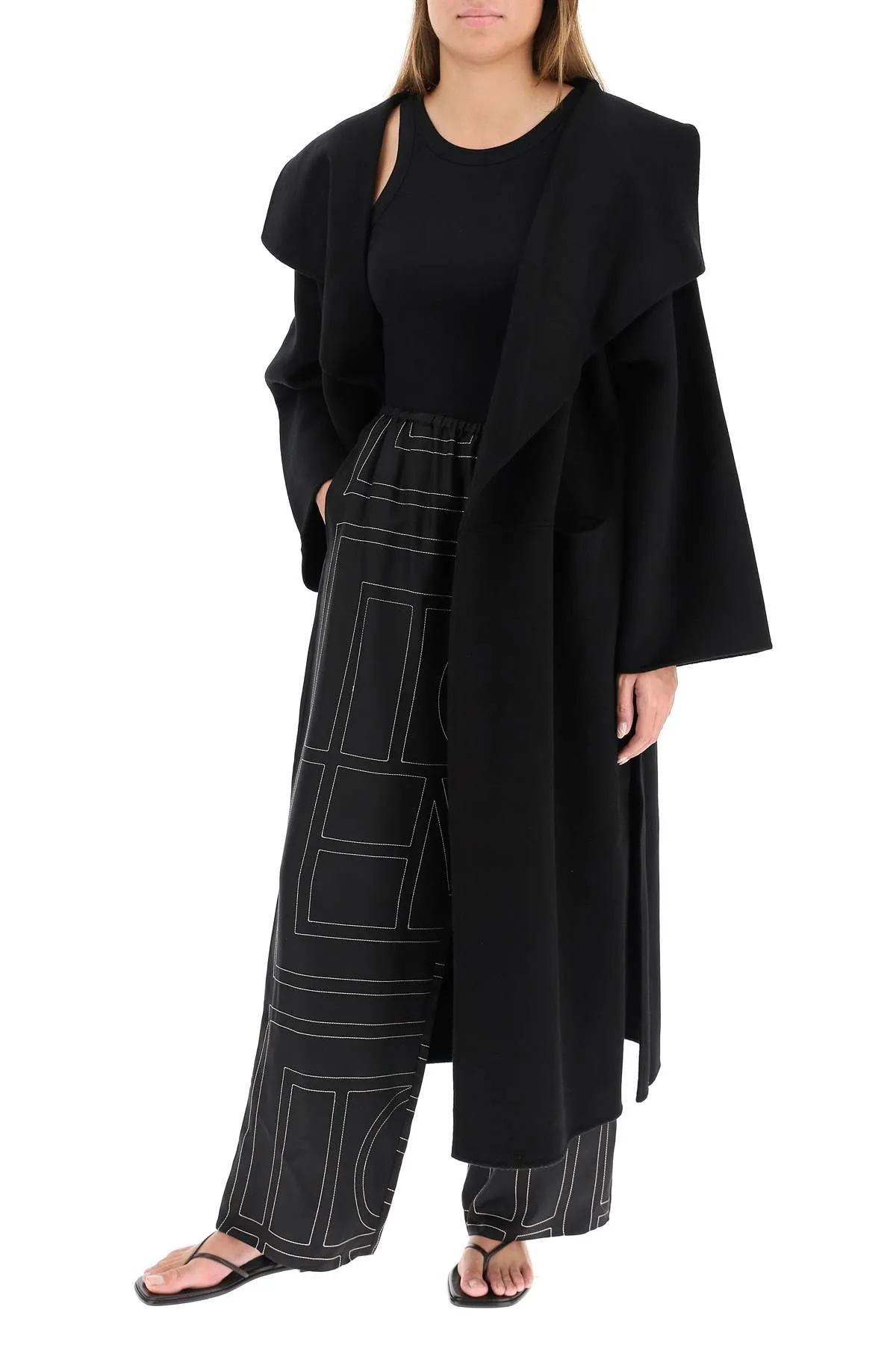 PANTALONI PAJAMA RICAMO MONOGRAM