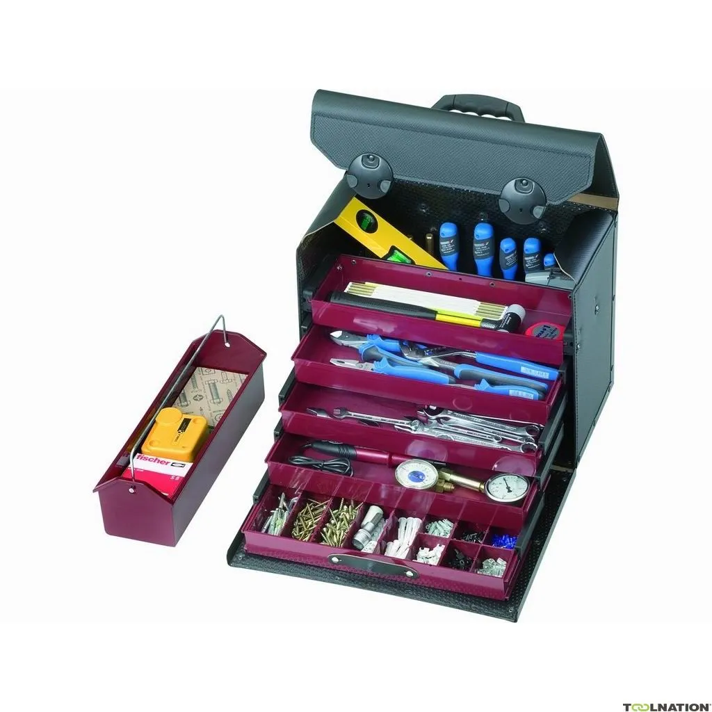 Parat 44.500.581 Borsa per cassetti in pelle Top-Line con ruote