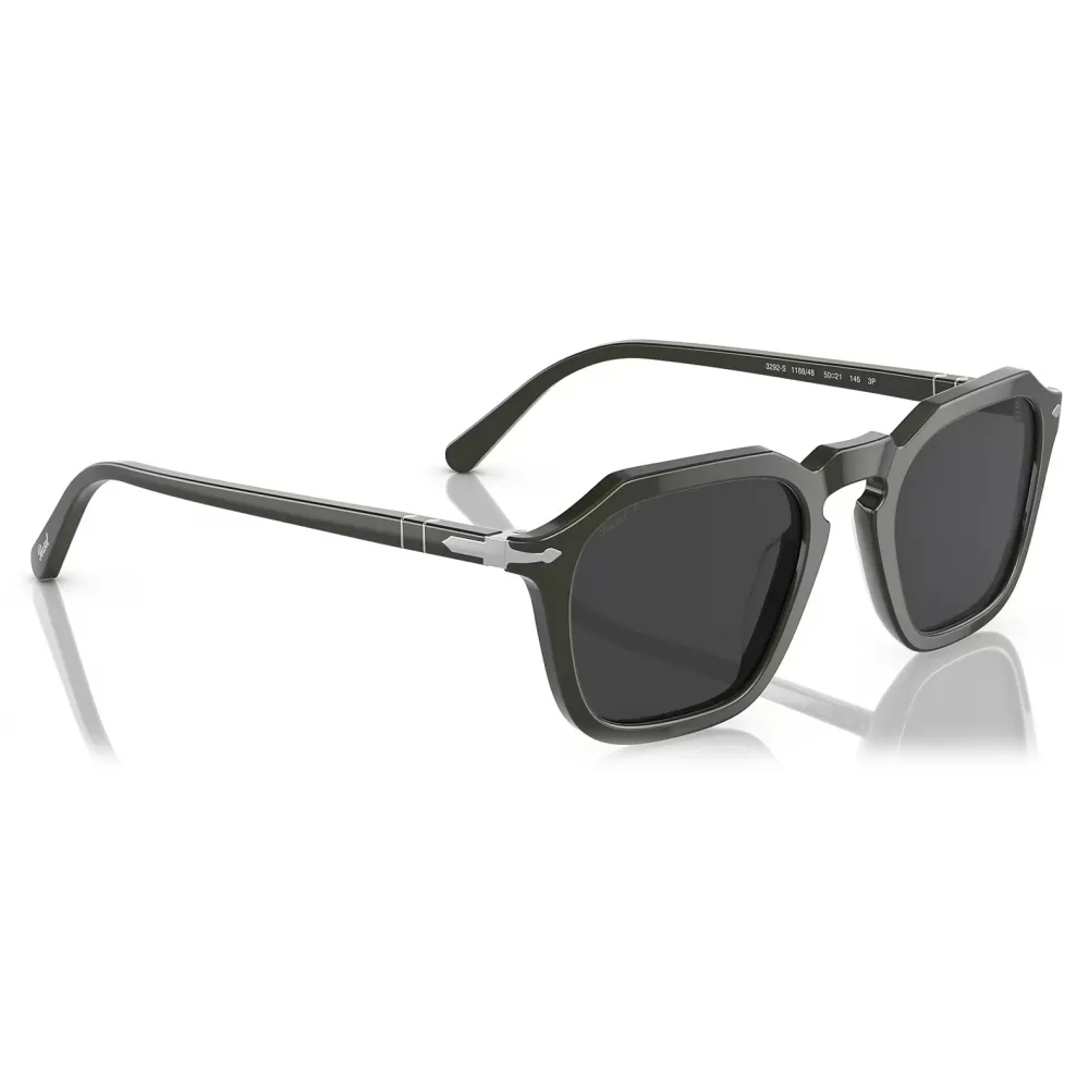 Persol - PO3292S - Verde Scuro / Polar Nera - Occhiali da Sole - Persol Eyewear