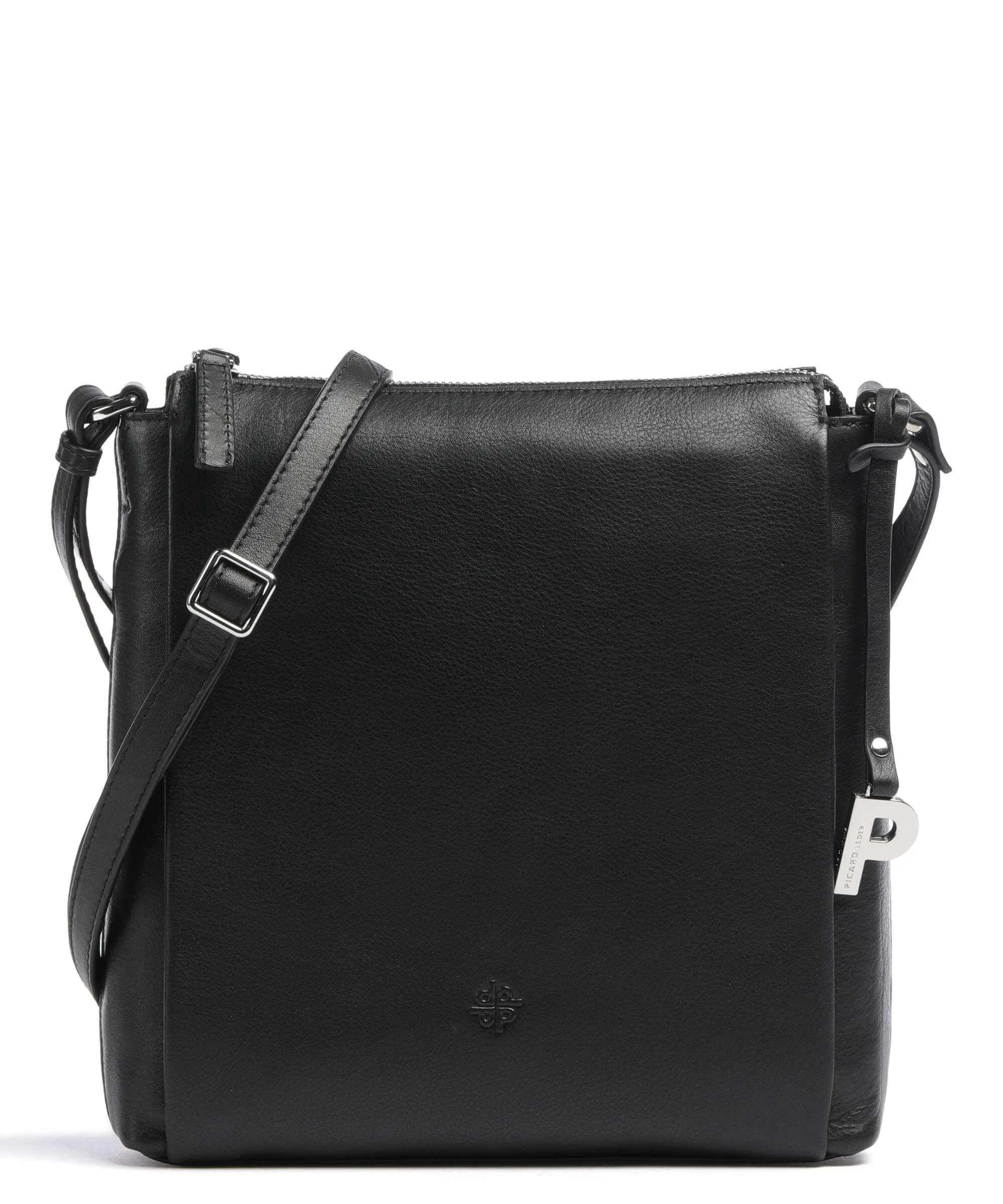  Picard Bali Borsa a tracolla morbida pelle bovina nero  