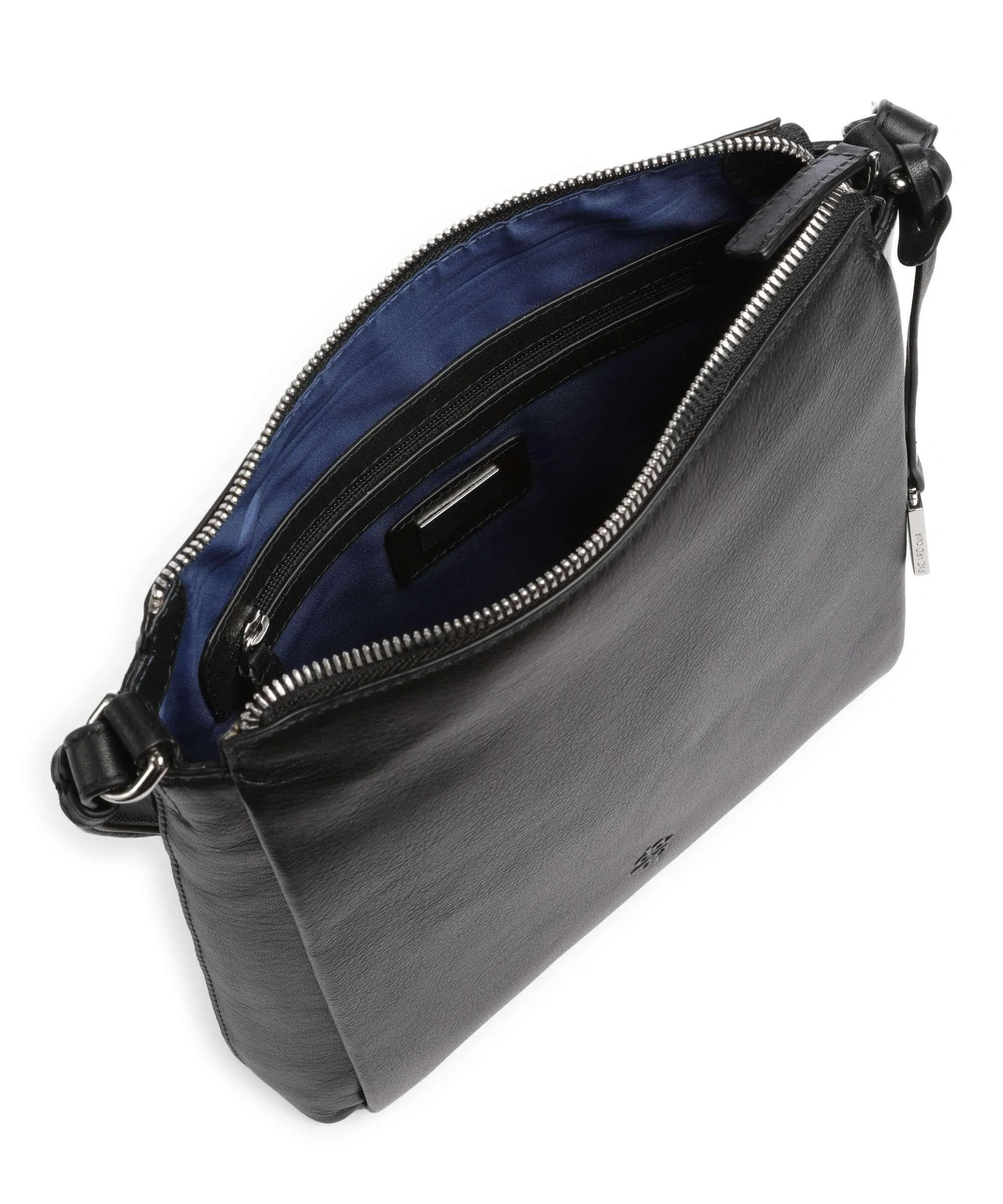  Picard Bali Borsa a tracolla morbida pelle bovina nero  