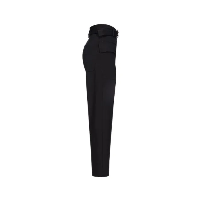 Pinko Pantalone Cargo Con Cinta Nero