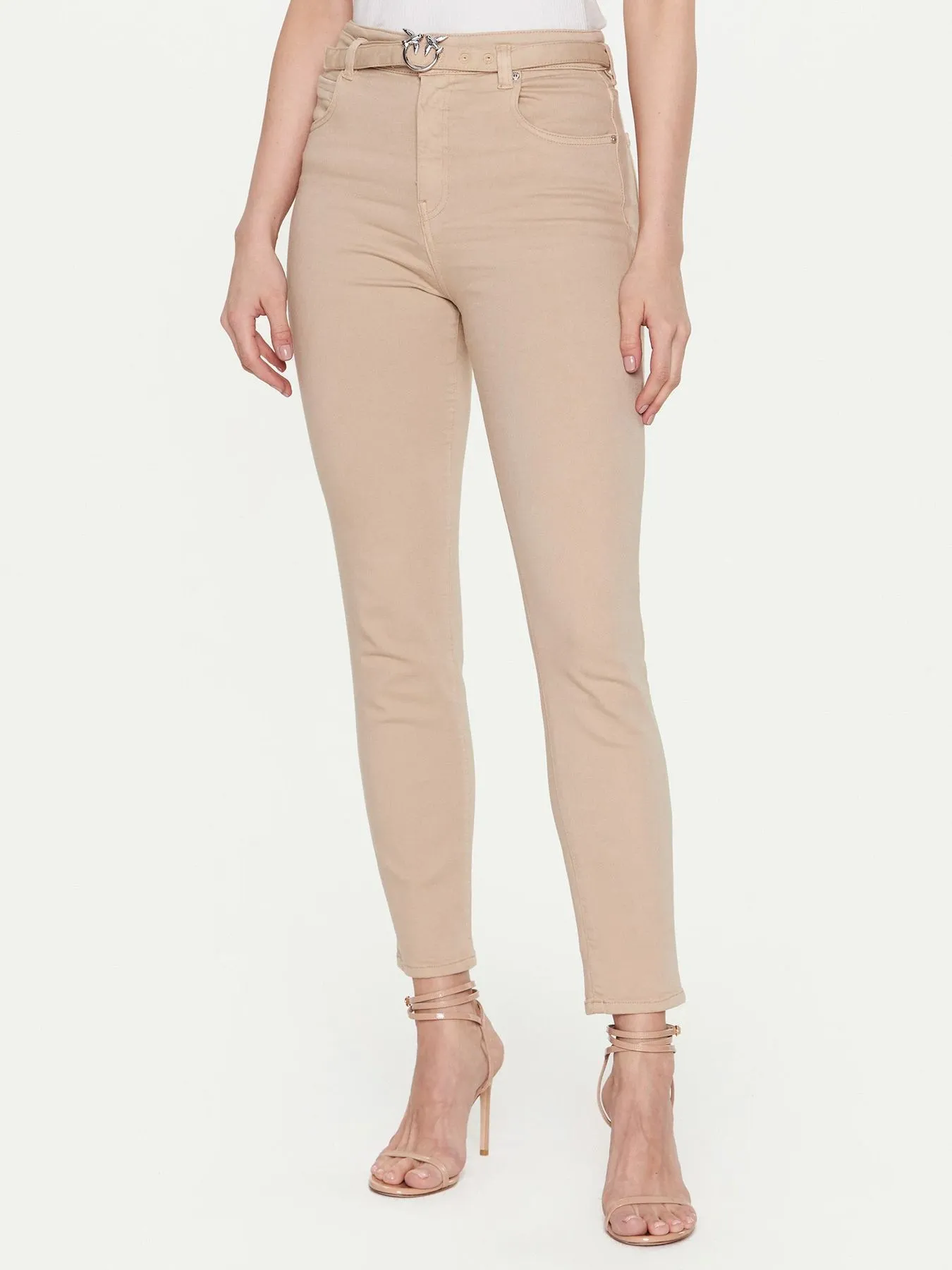 Pinko  ---------    ------------ pantaloni beige
