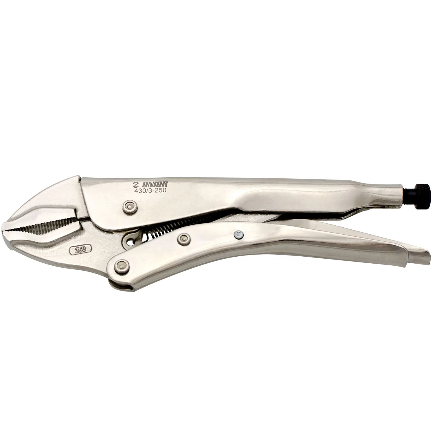 Pinza regolabile scatto autobloccante apertura max. 30 L. 175 UNIOR 430/3
