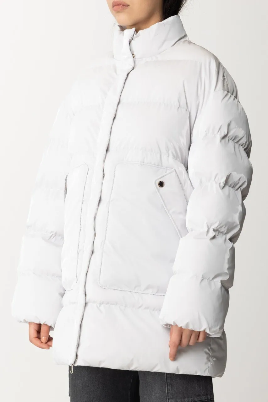 Piumino lungo Eldorado White