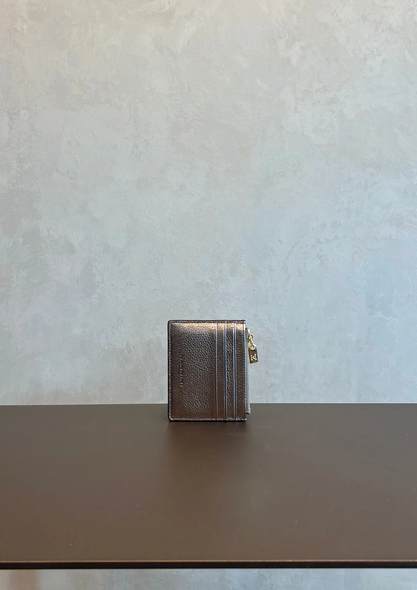 Portacarte con zip Nannini Wallis
