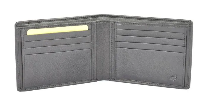 PORTAFOGLIO UOMO MANDARINA DUCK PIATTO PELLE NERO DUAL P10UDP03651