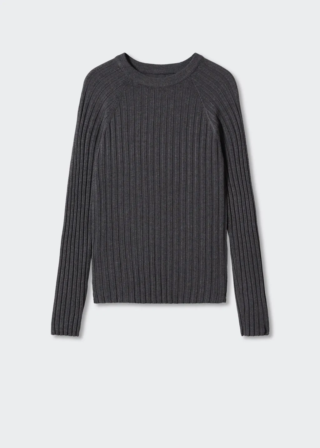 Pullover maglia a coste