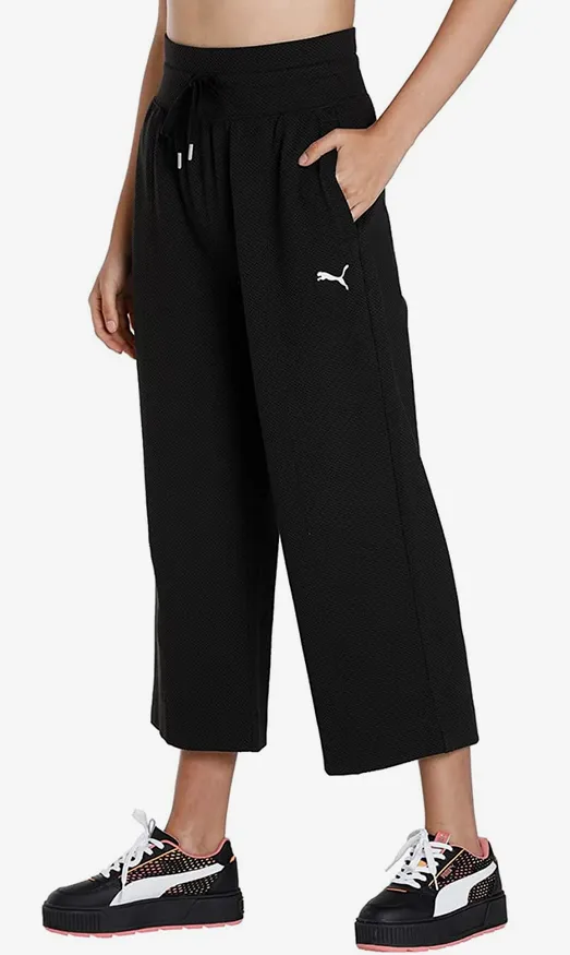 Puma Her Straight women's cigarette sports trousers 673113-01 black