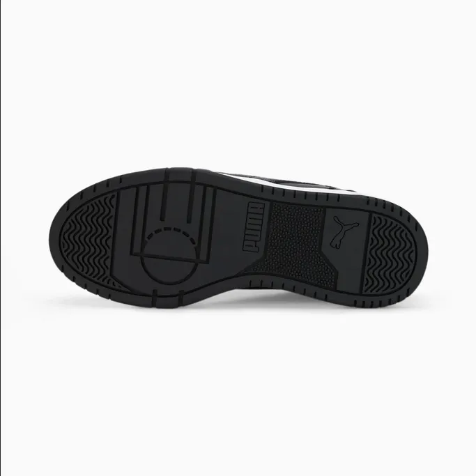 Puma low sneakers for boys RBD Game Low Jr 387350 02 black-gold-white