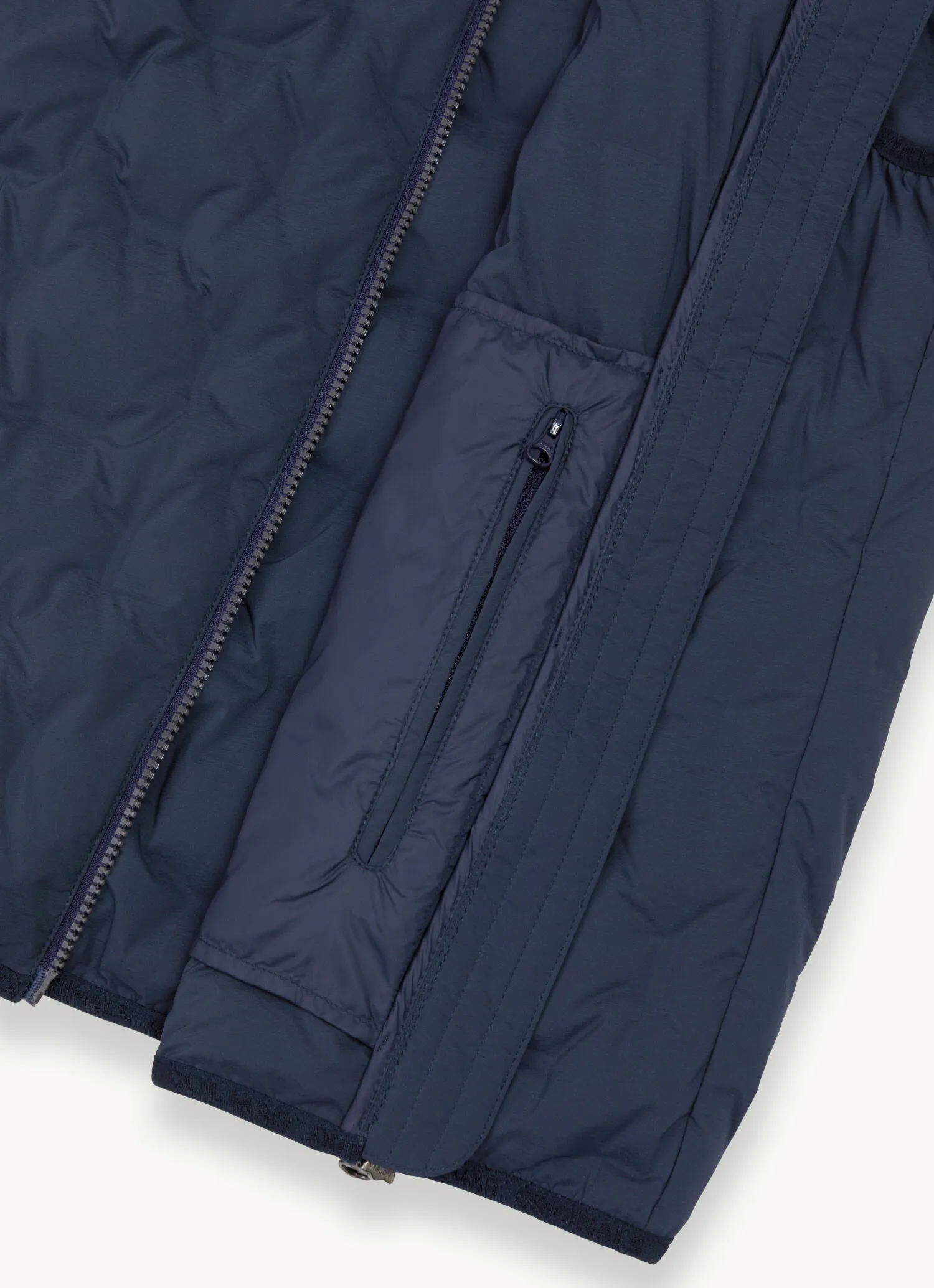 Quilted down gilet