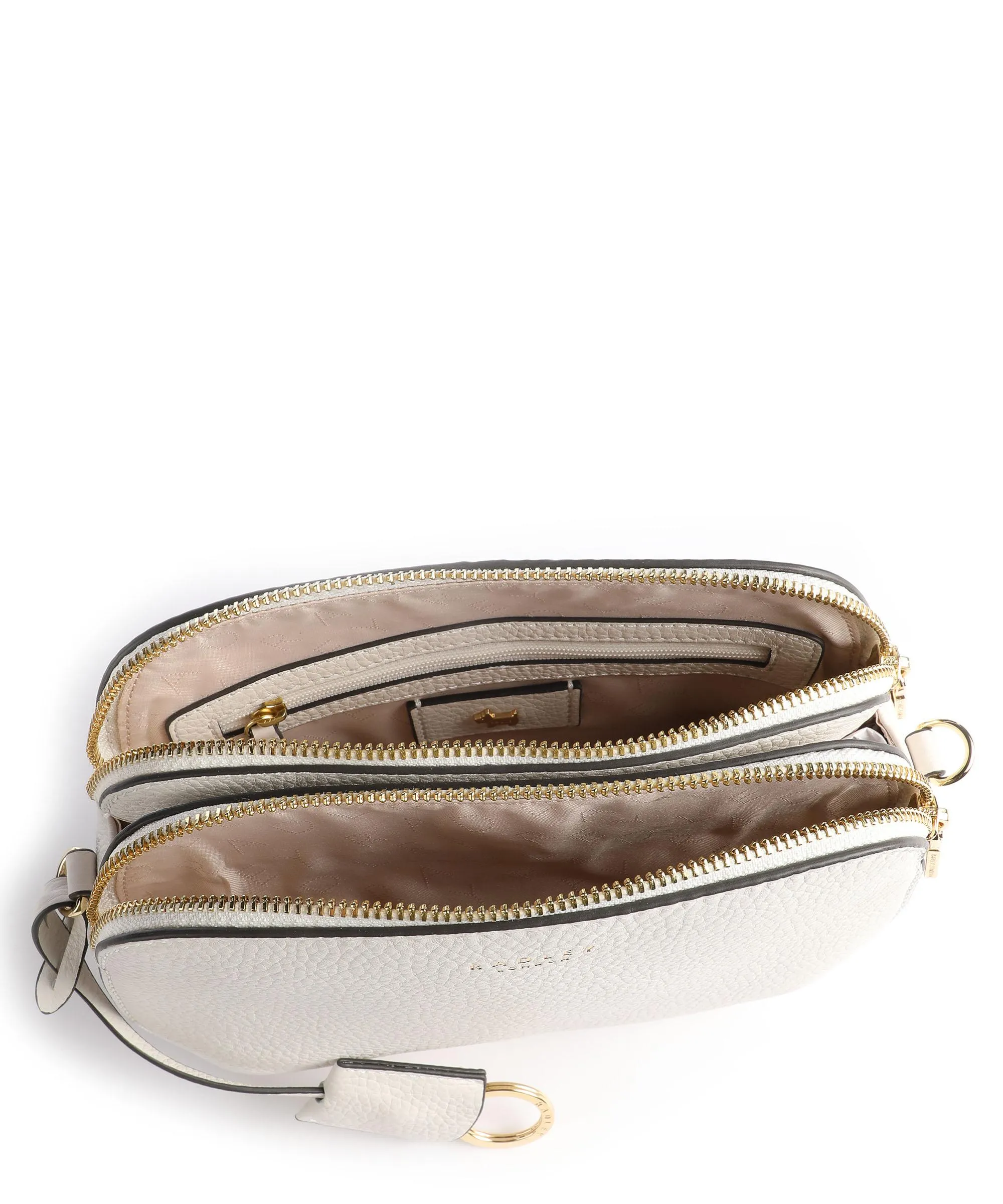  Radley London Dukes Place Borsa a tracolla pelle a grana fine avorio  