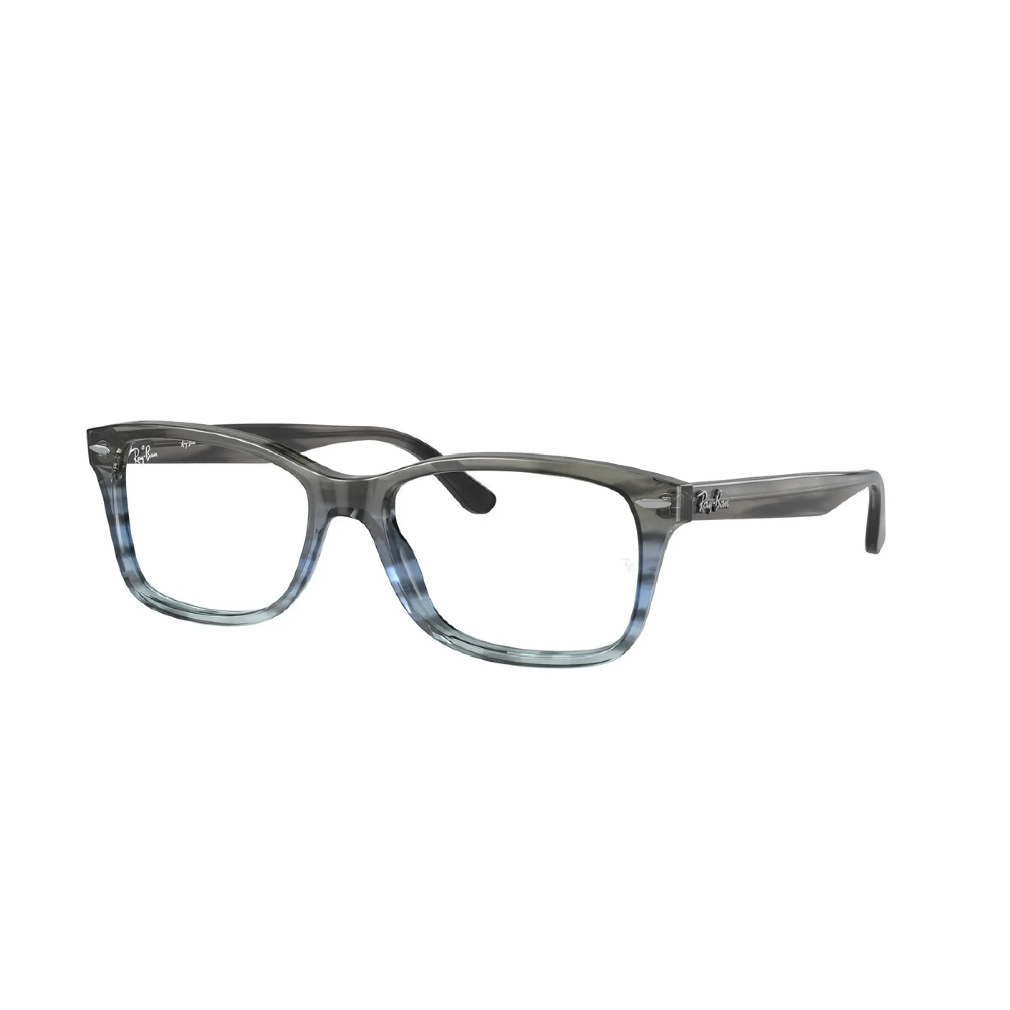   Ray-Ban RX 5428 - 8254 A Strisce Grigie E Blu | Occhiale Da Vista Unisex 