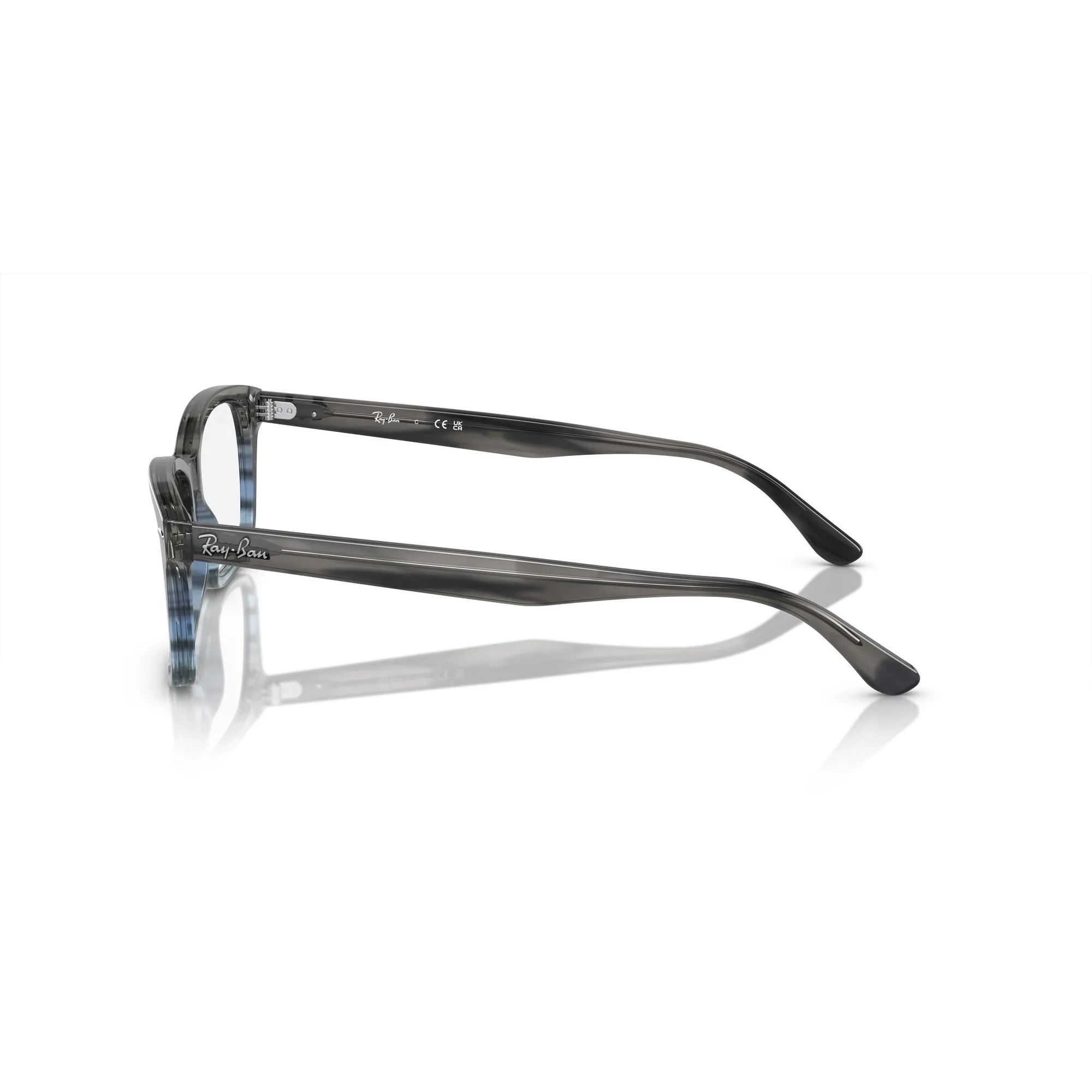   Ray-Ban RX 5428 - 8254 A Strisce Grigie E Blu | Occhiale Da Vista Unisex 