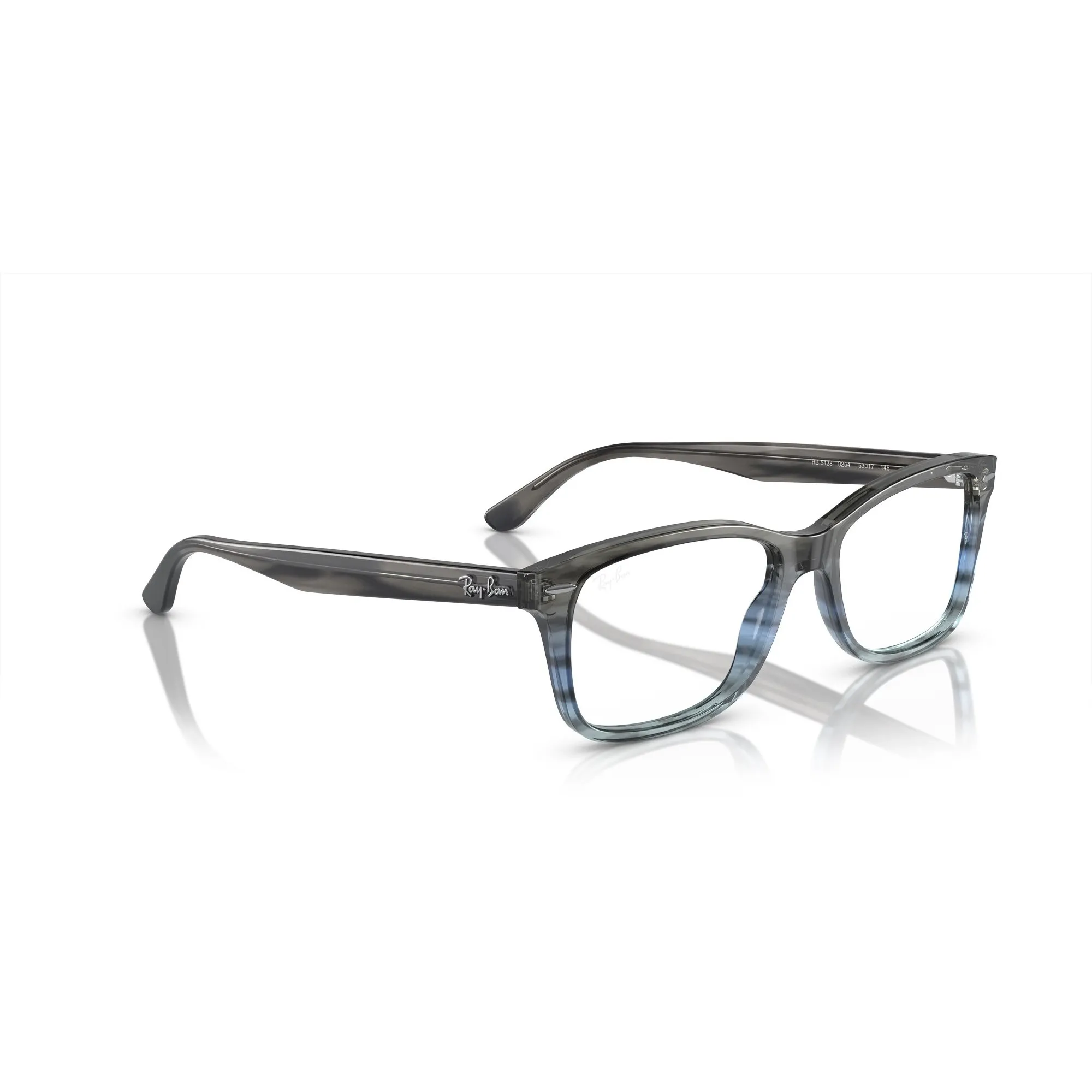   Ray-Ban RX 5428 - 8254 A Strisce Grigie E Blu | Occhiale Da Vista Unisex 