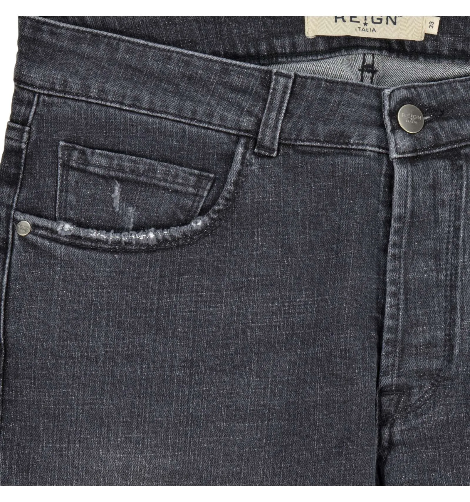 REIGN uomo jeans cinque tasche nero 14012455 9001 DEAN YUKON