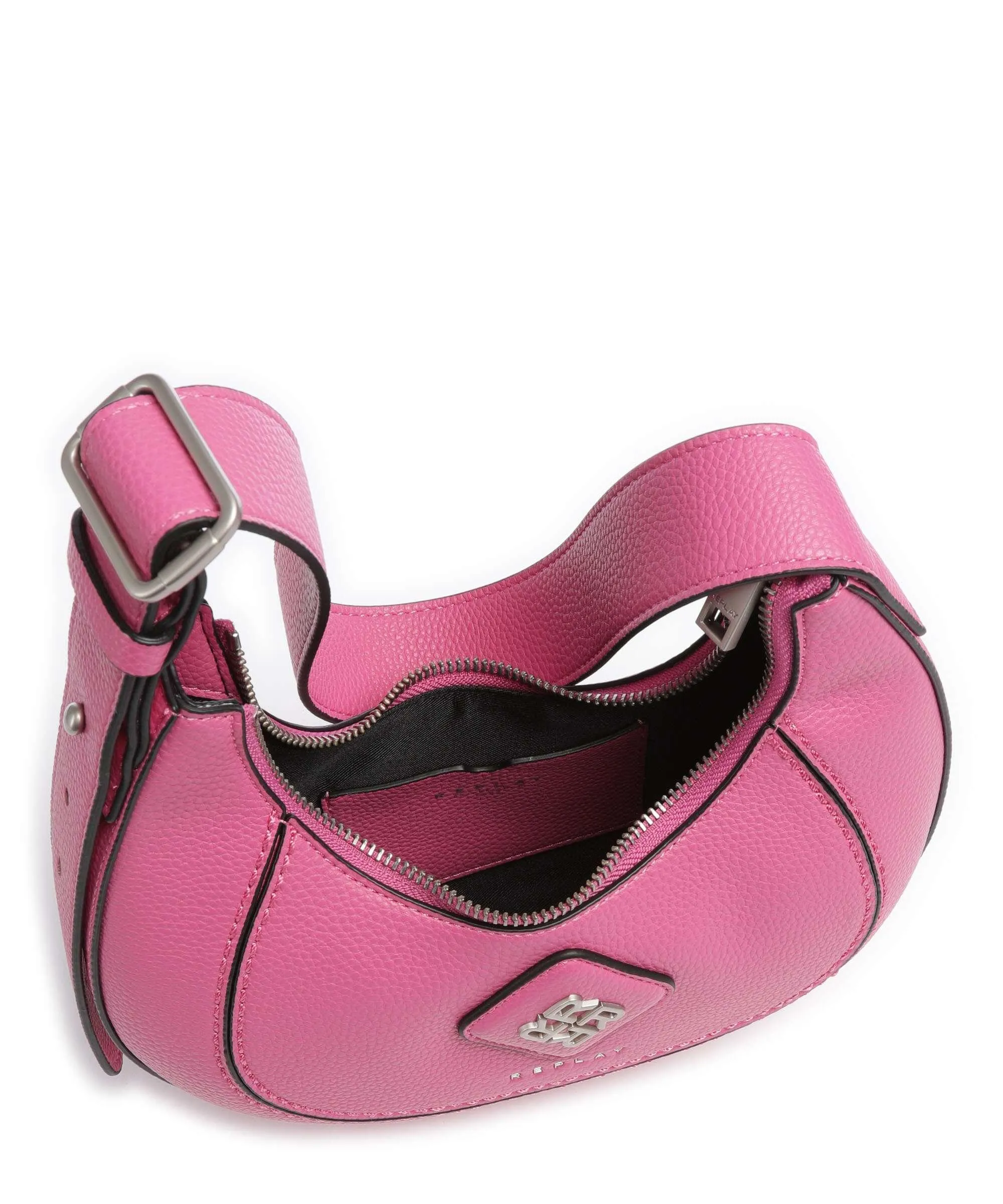 Replay Borsa a spalla pelle sintetica rosa  