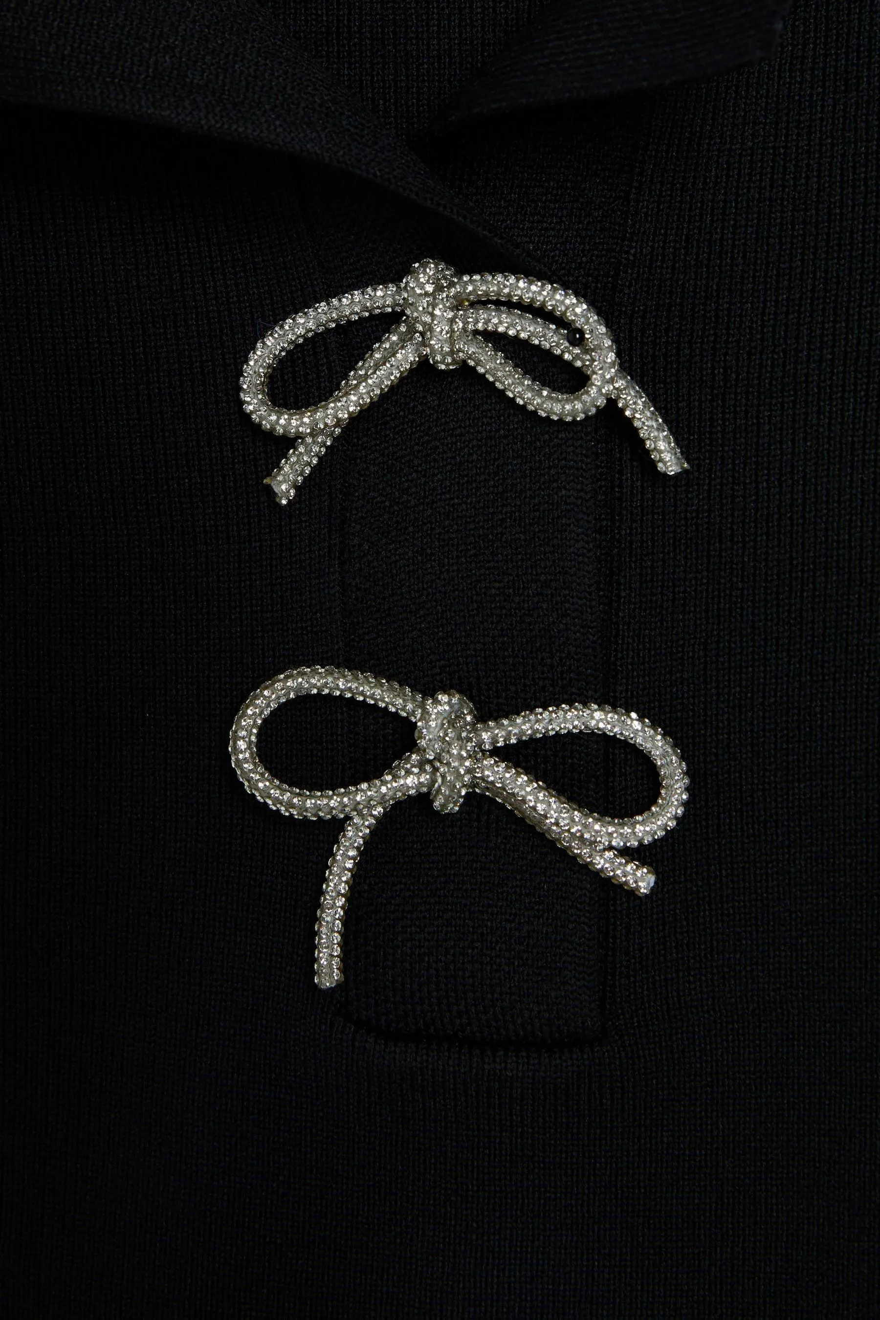 River Island Bow Polo Top    