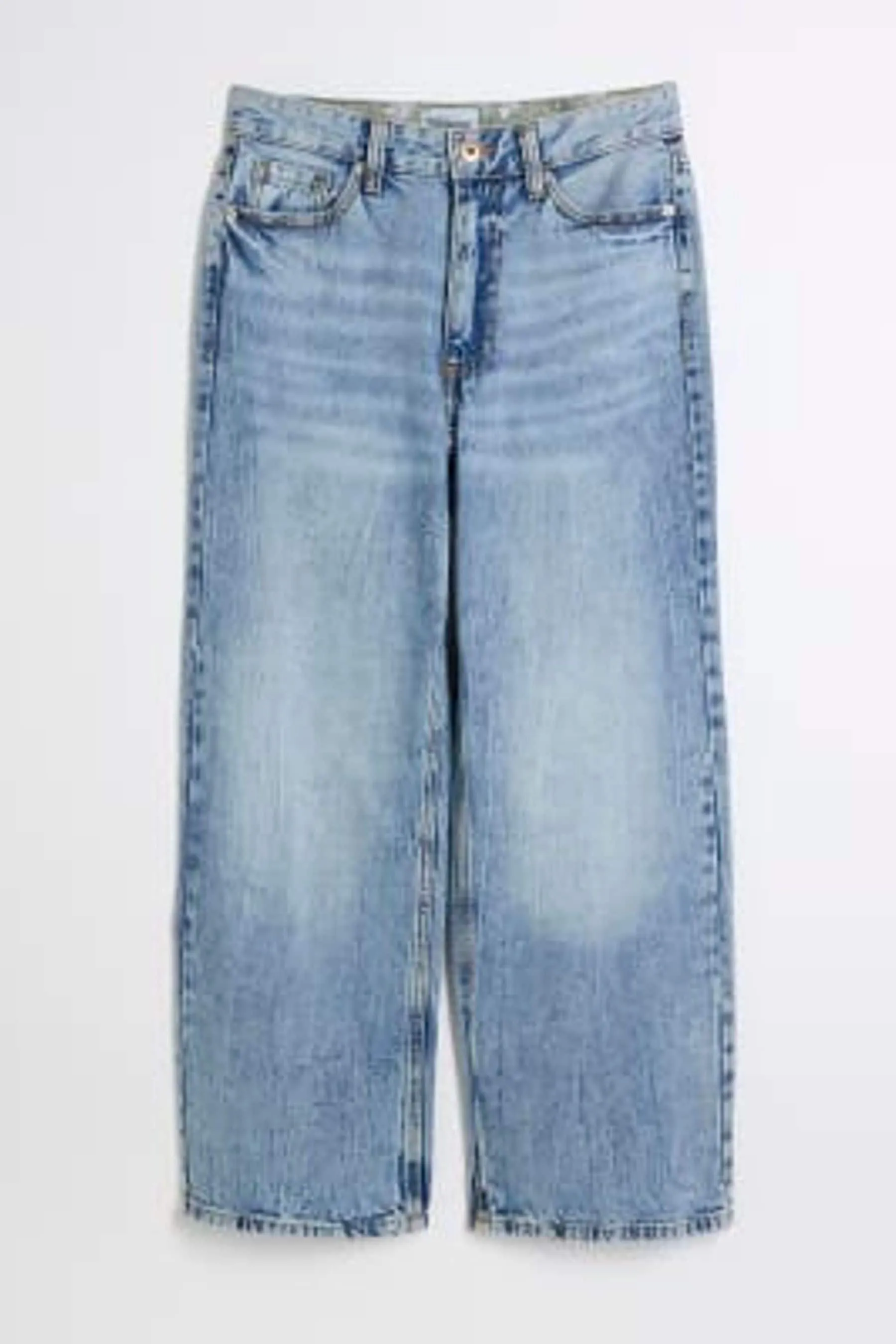 River Island - Jeans retta e comoda a vita alta