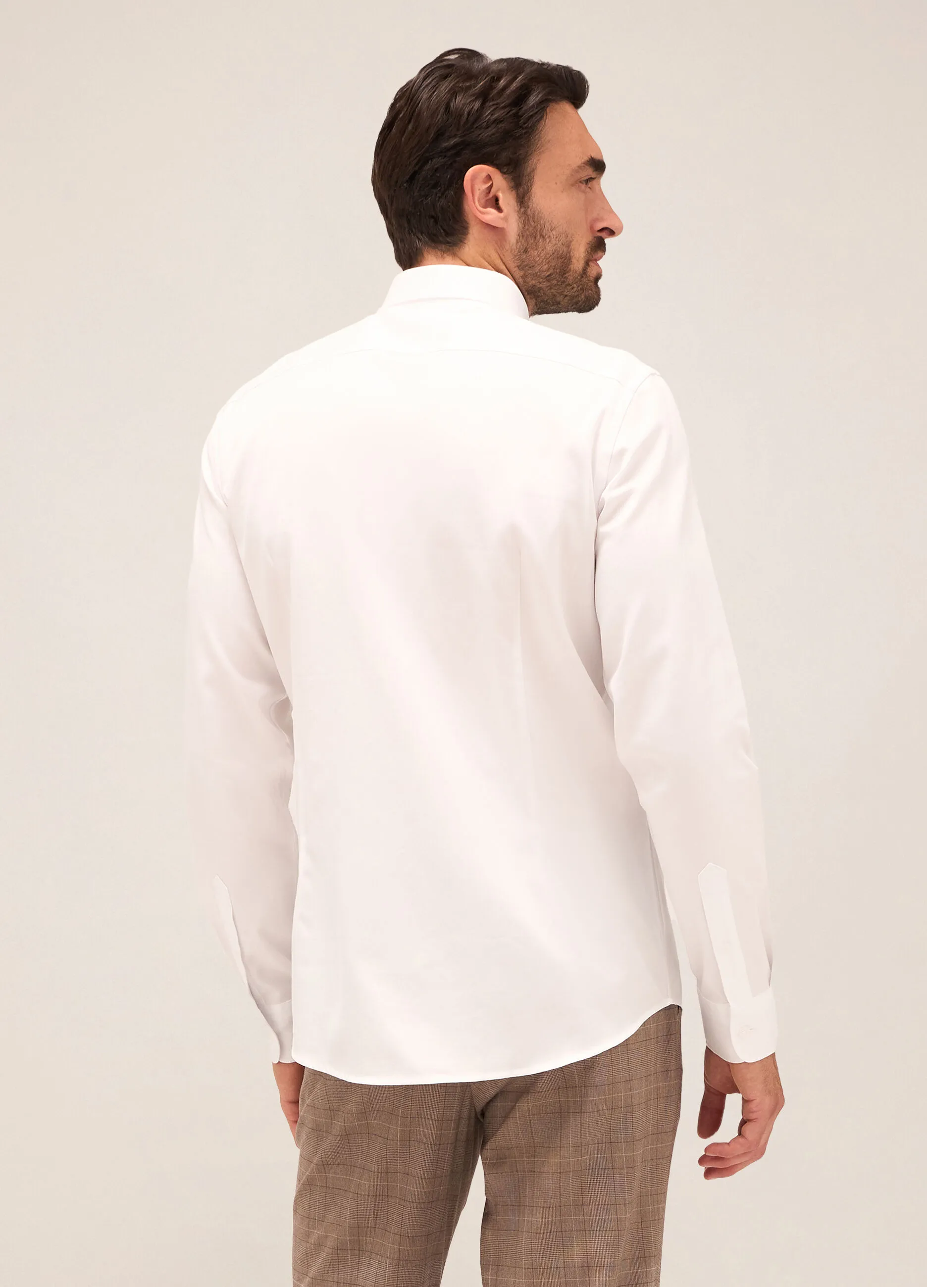 RUMFORD  Camicia slim fit colletto francese in cotone uomo
