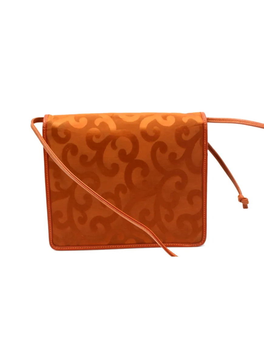 Saint Laurent Tracolla Tela Marrone