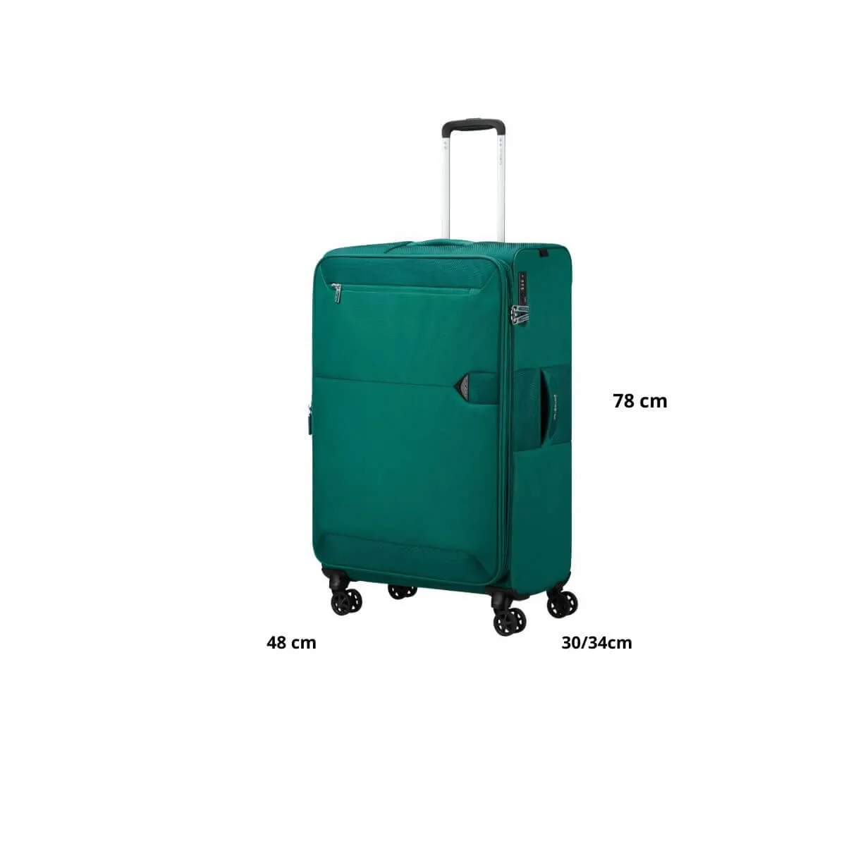 SAMSONITE TROLLEY GRANDE KO7-007-04 URBIFY PINE GREEN  