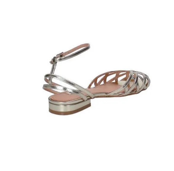 SANDALI JULIETTE FASCE PELLE ARGENTO