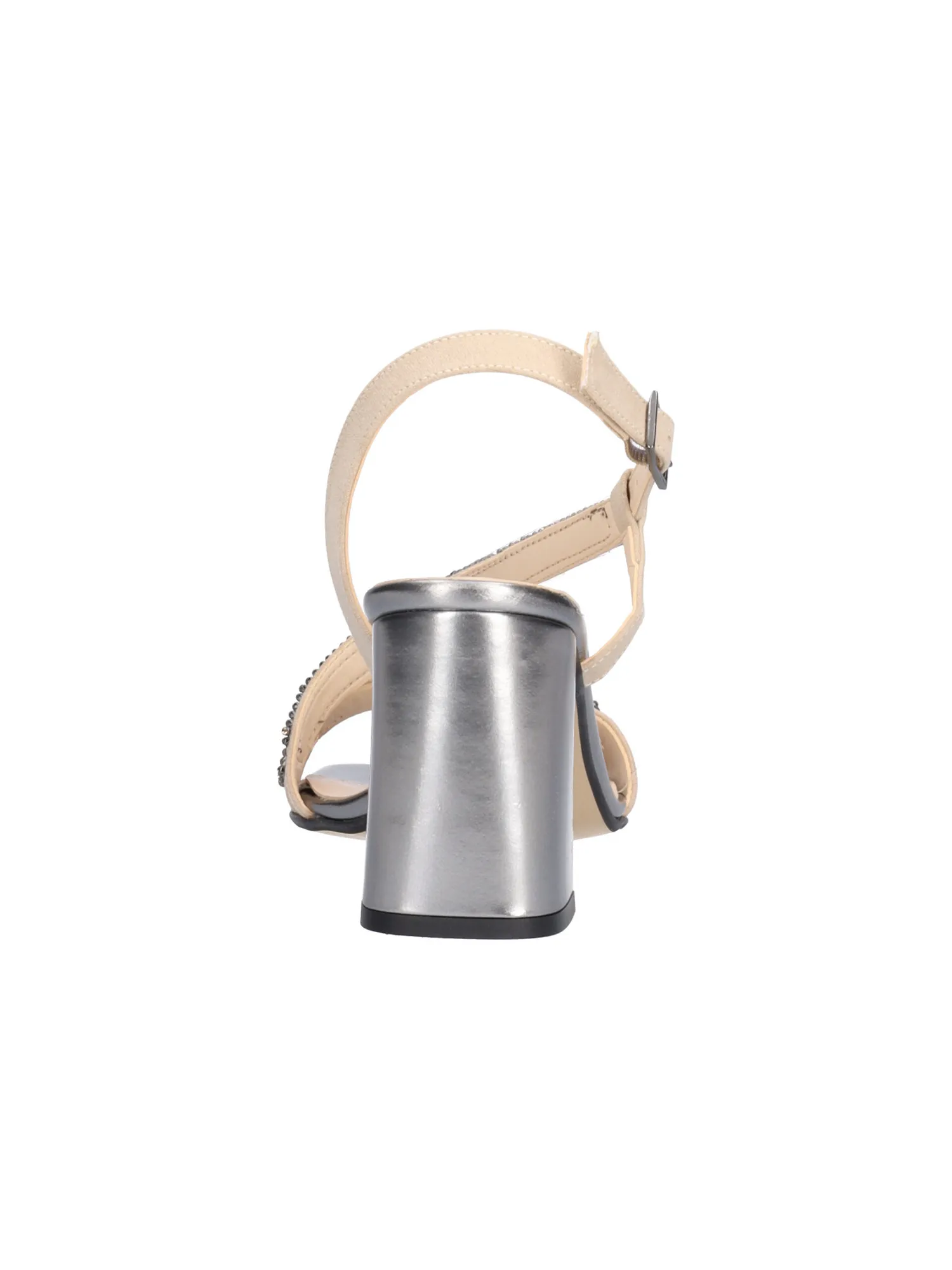Sandalo tacco largo Liviana da donna beige
