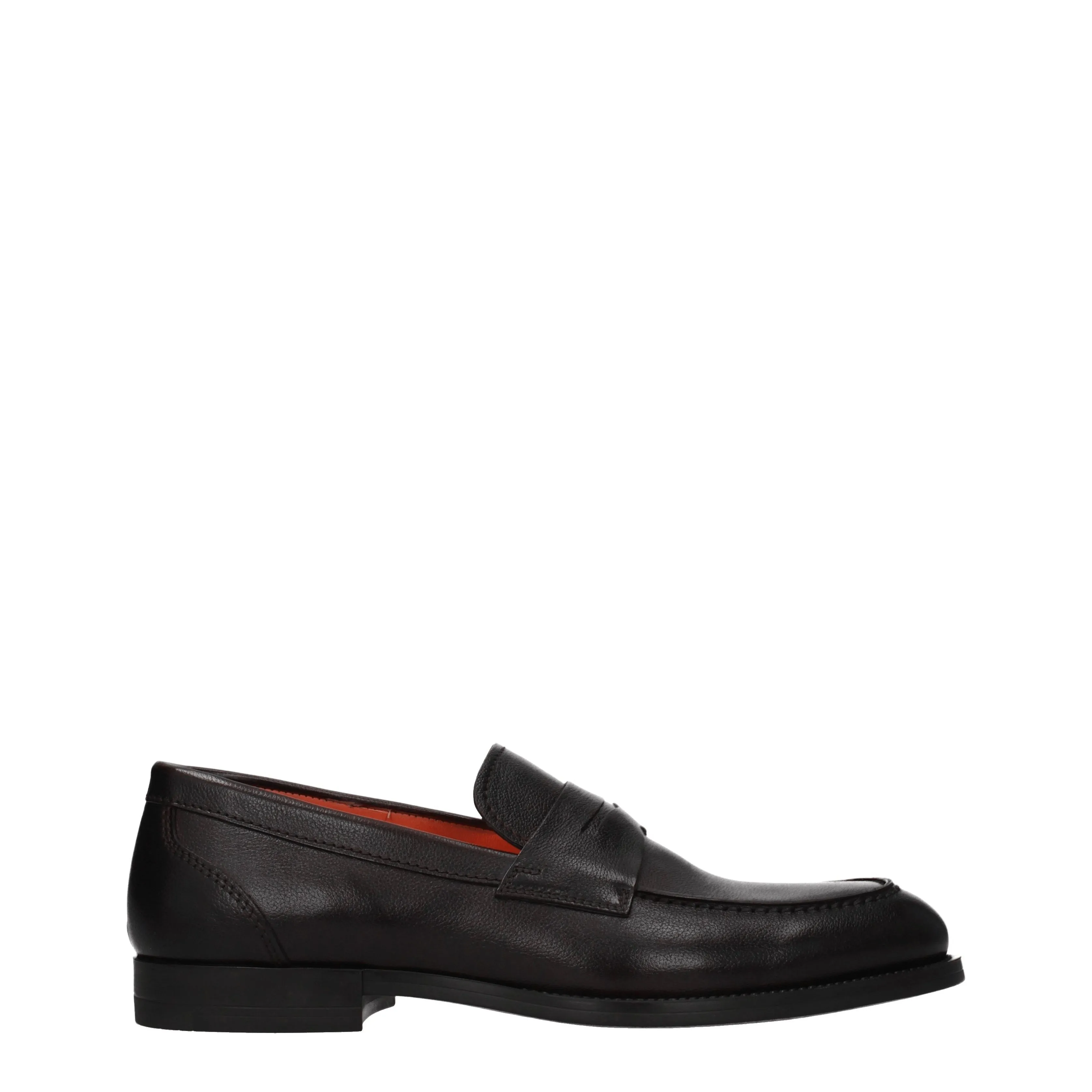 Santoni Mocassini Uomo Pelle Nero