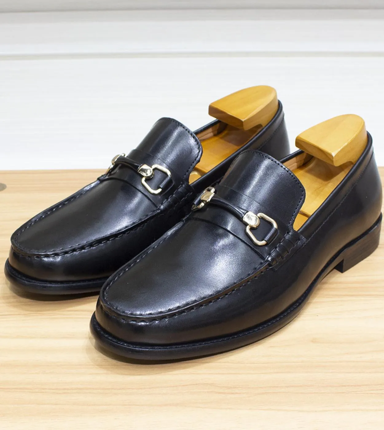 Scarpe da lavoro in vera pelle Mocassini in vera pelle da uomo Mocassini da uomo classici