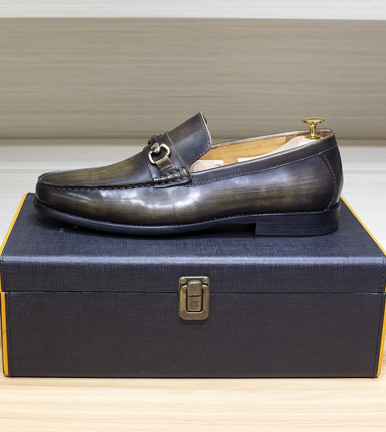 Scarpe da lavoro in vera pelle Mocassini in vera pelle da uomo Mocassini da uomo classici