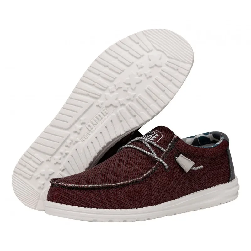 SCARPE DA UOMO WALLY SOX TRIPLE NEEDLE HEY DUDE