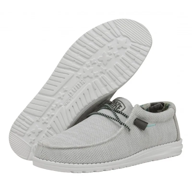 SCARPE DA UOMO WALLY SOX TRIPLE NEEDLE HEY DUDE